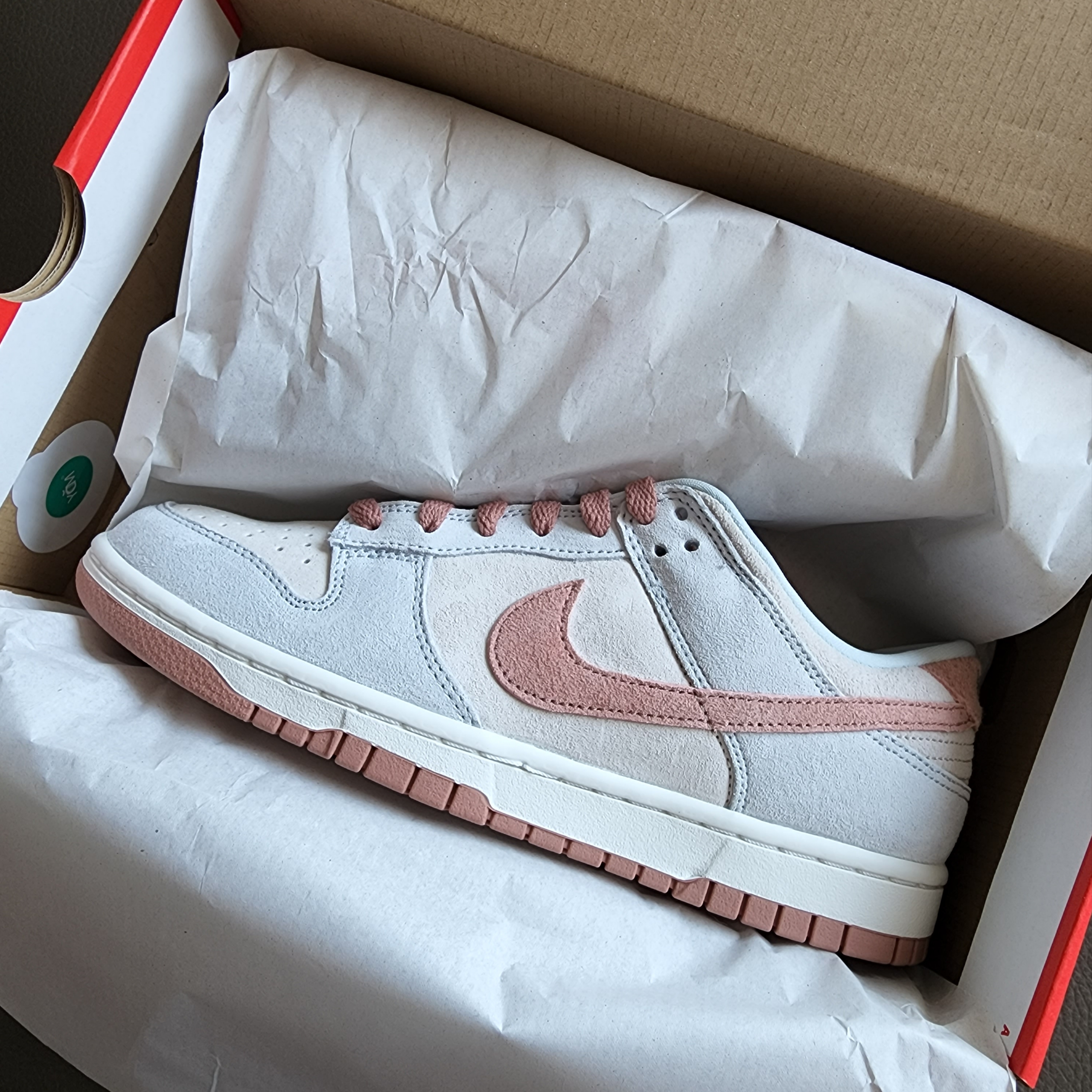 Nike Dunk Low Retro PRM Fossil Rose 착용 스타일