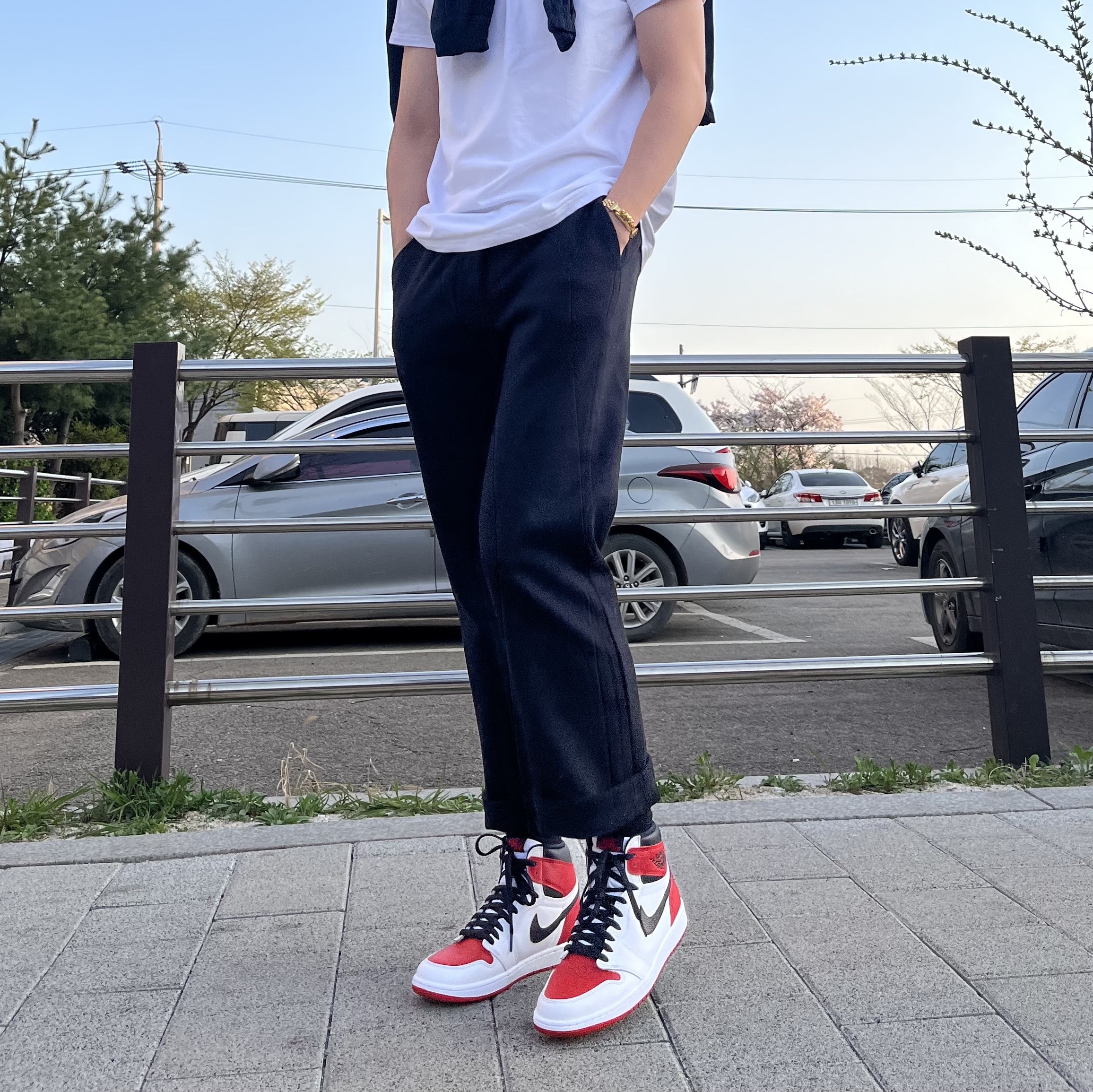 Jordan 1 Retro High OG Heritage 착용 스타일