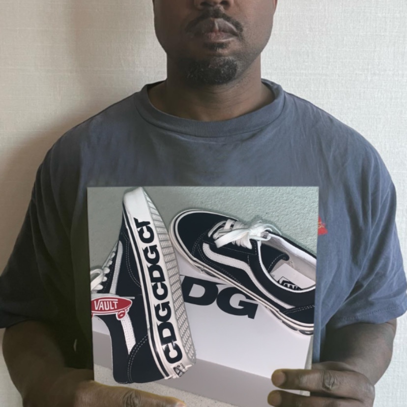 Vans Vault x CDG OG Old Skool LX Side Wall 착용 스타일 - 1