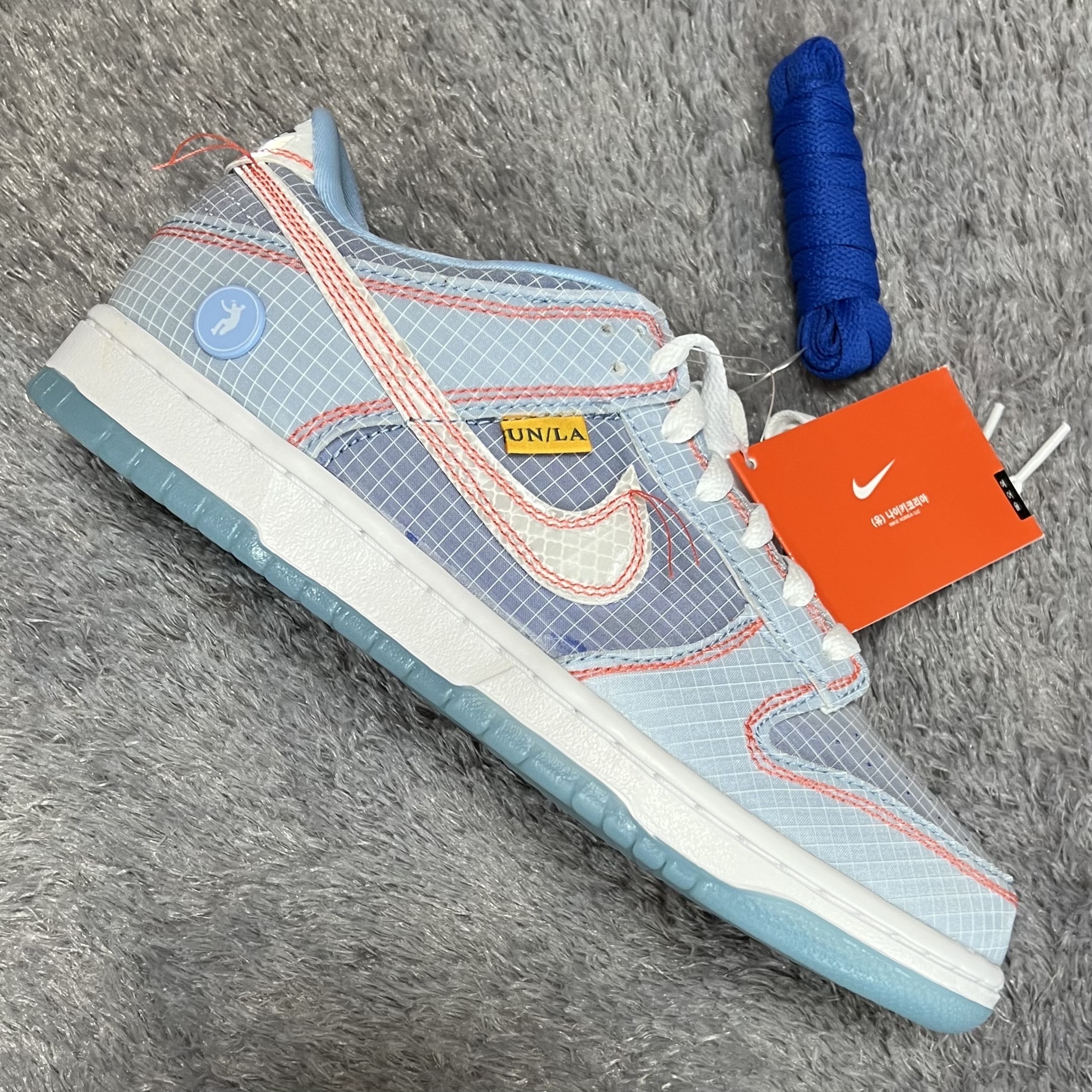 Nike x Union Dunk Low Passport Pack Argon 착용 스타일