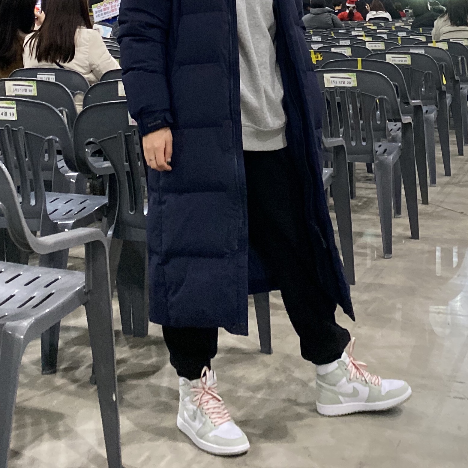 (W) Jordan 1 Retro High OG Seafoam 착용 스타일