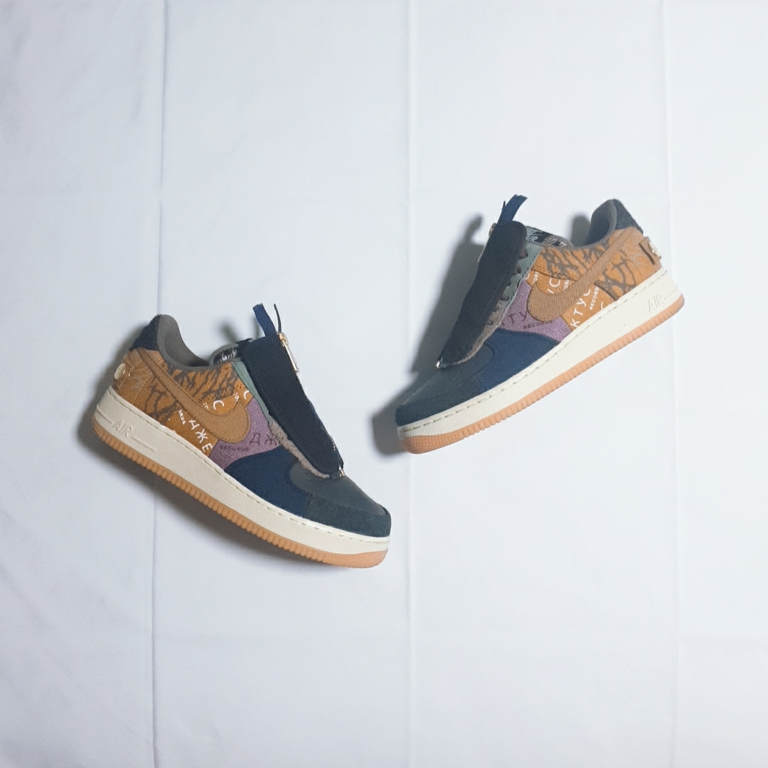 Nike x Travis Scott Air Force 1 Low Cactus Jack 착용 스타일 - 3