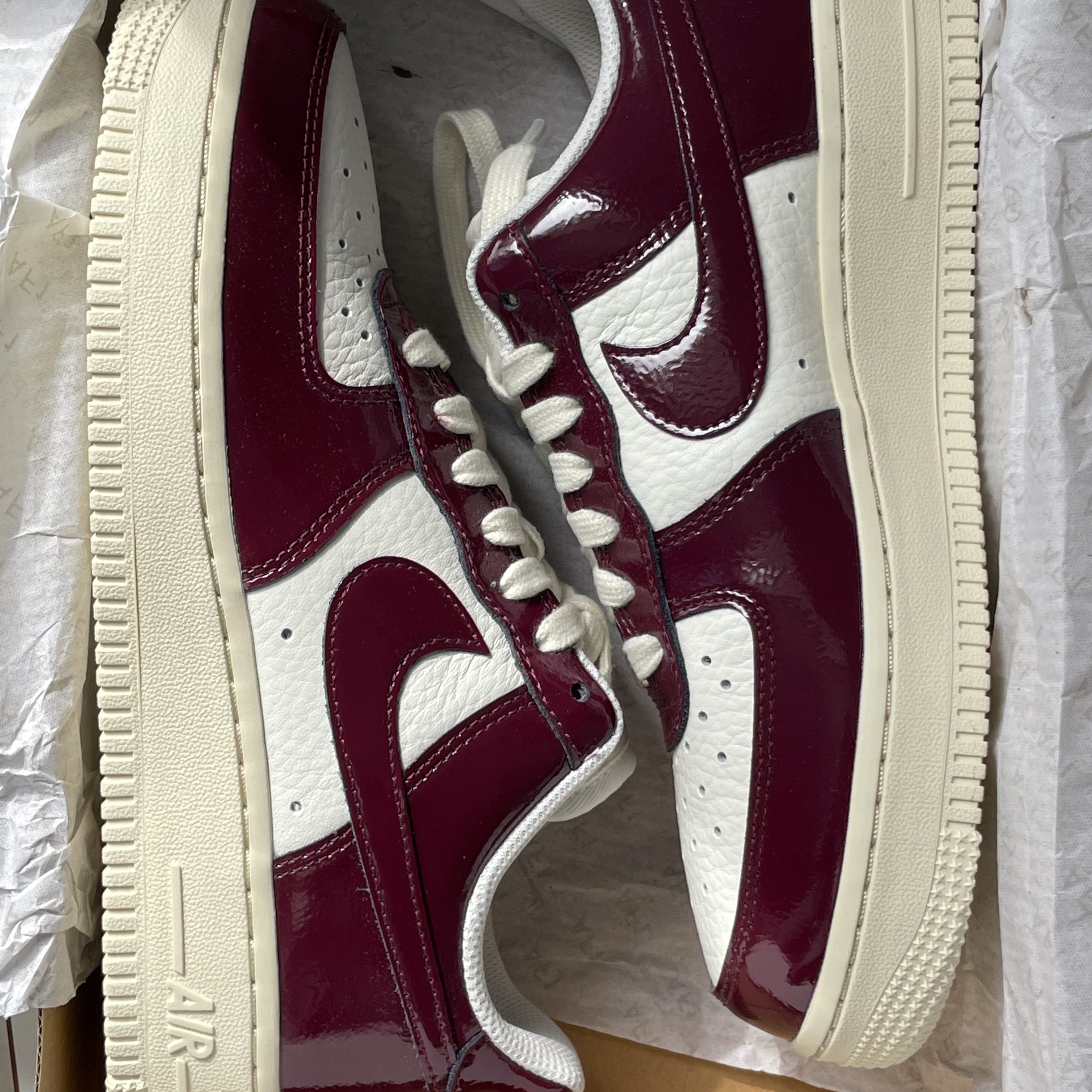 (W) Nike Air Force 1 Low Dark Beetroot 착용 스타일 - 4