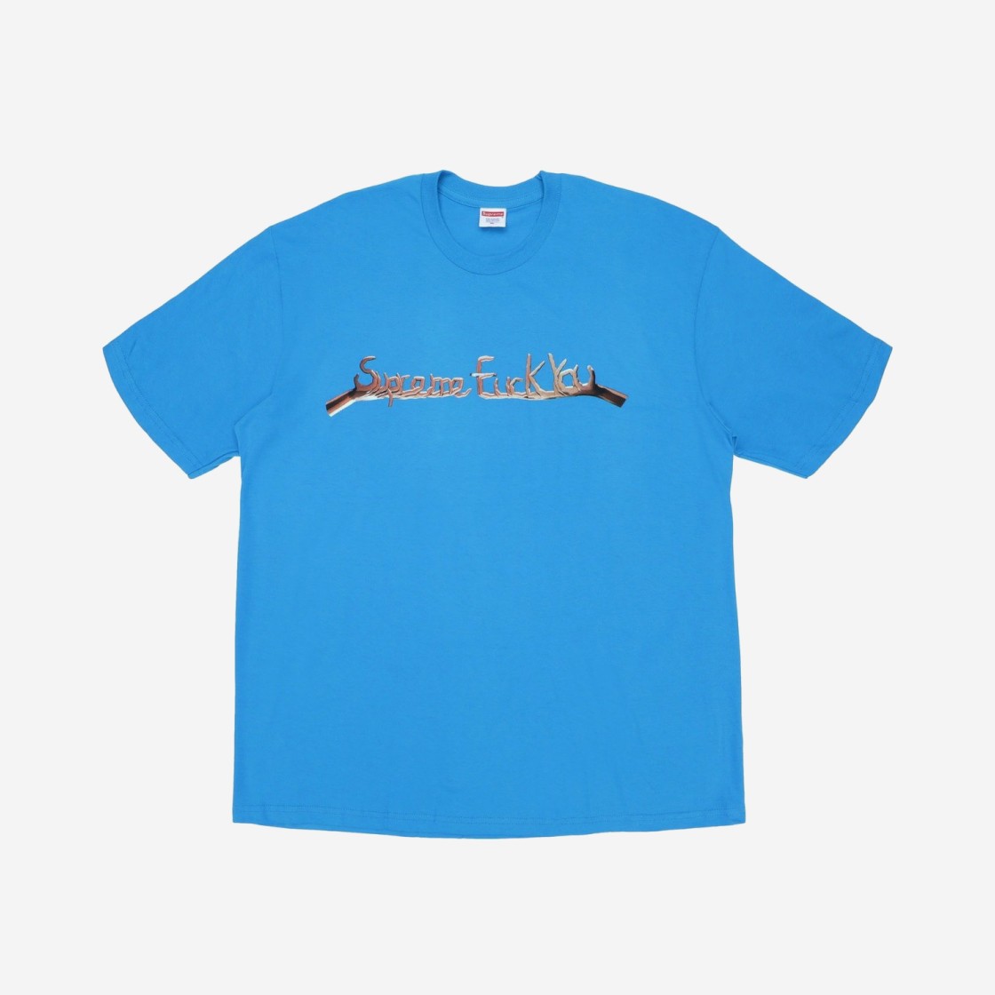 Supreme Fuck You T-Shirt Bright Blue - 18FW 상세 이미지 1