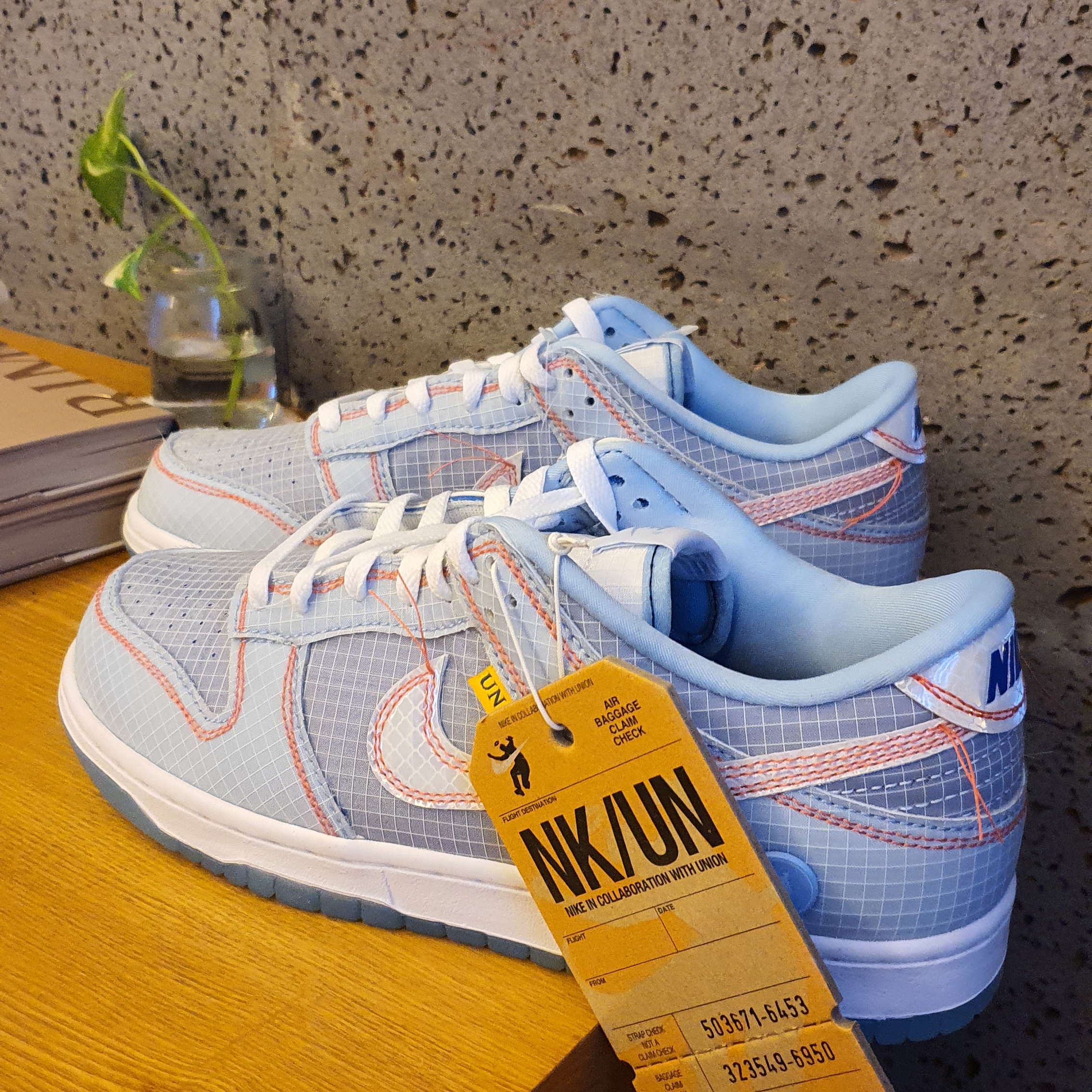 Nike x Union Dunk Low Passport Pack Argon 착용 스타일