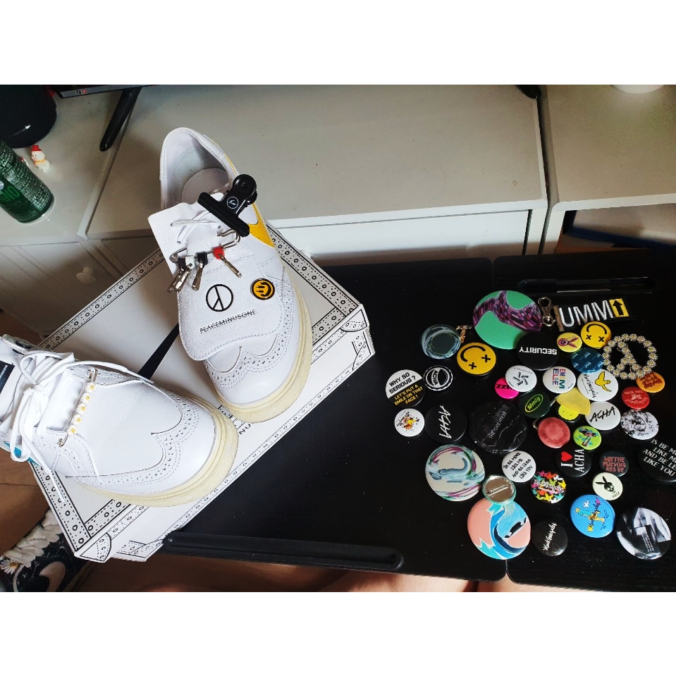 Nike x Peaceminusone Kwondo1 White 착용 스타일 - 1