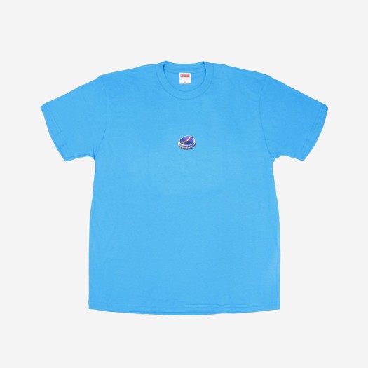 슈프림 보틀 캡 티셔츠 브라이트 블루 - 18FW