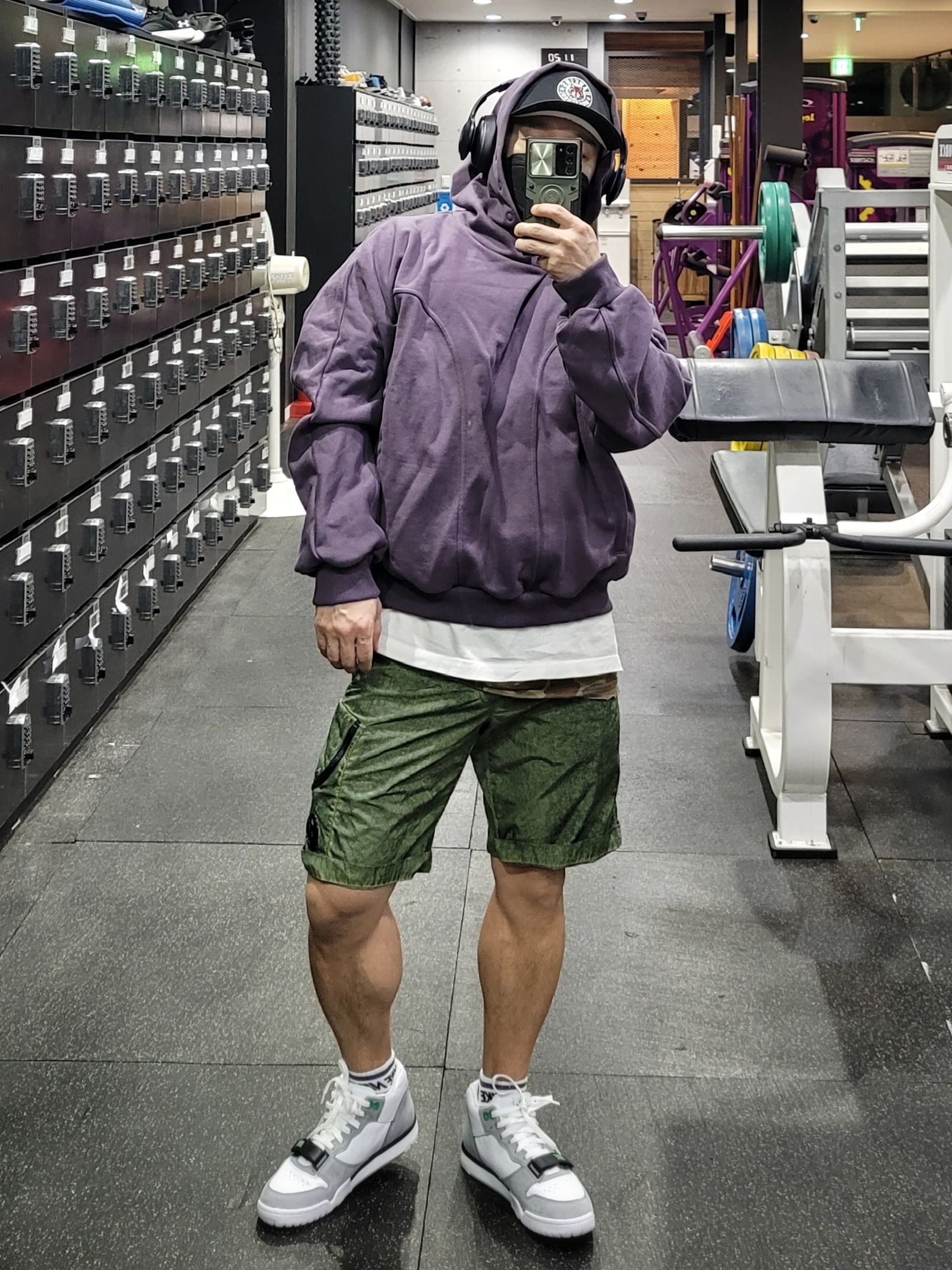 Nike Air Trainer 1 Chlorophyll 착용 스타일 - 1