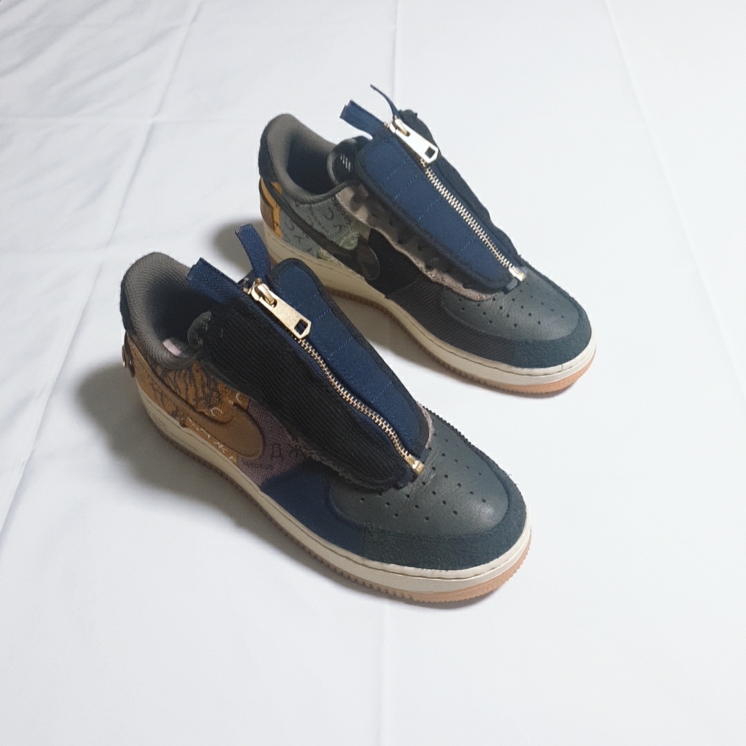Nike x Travis Scott Air Force 1 Low Cactus Jack 착용 스타일 - 2