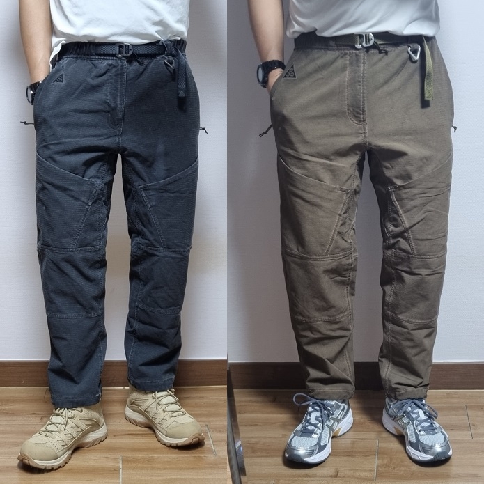 Nike ACG Dri-Fit ADV Flyease Pants Black - Asia, Nike ACG Dri-Fit ADV Flyease Pants Hazel Rush - Asia 착용 스타일 - 2