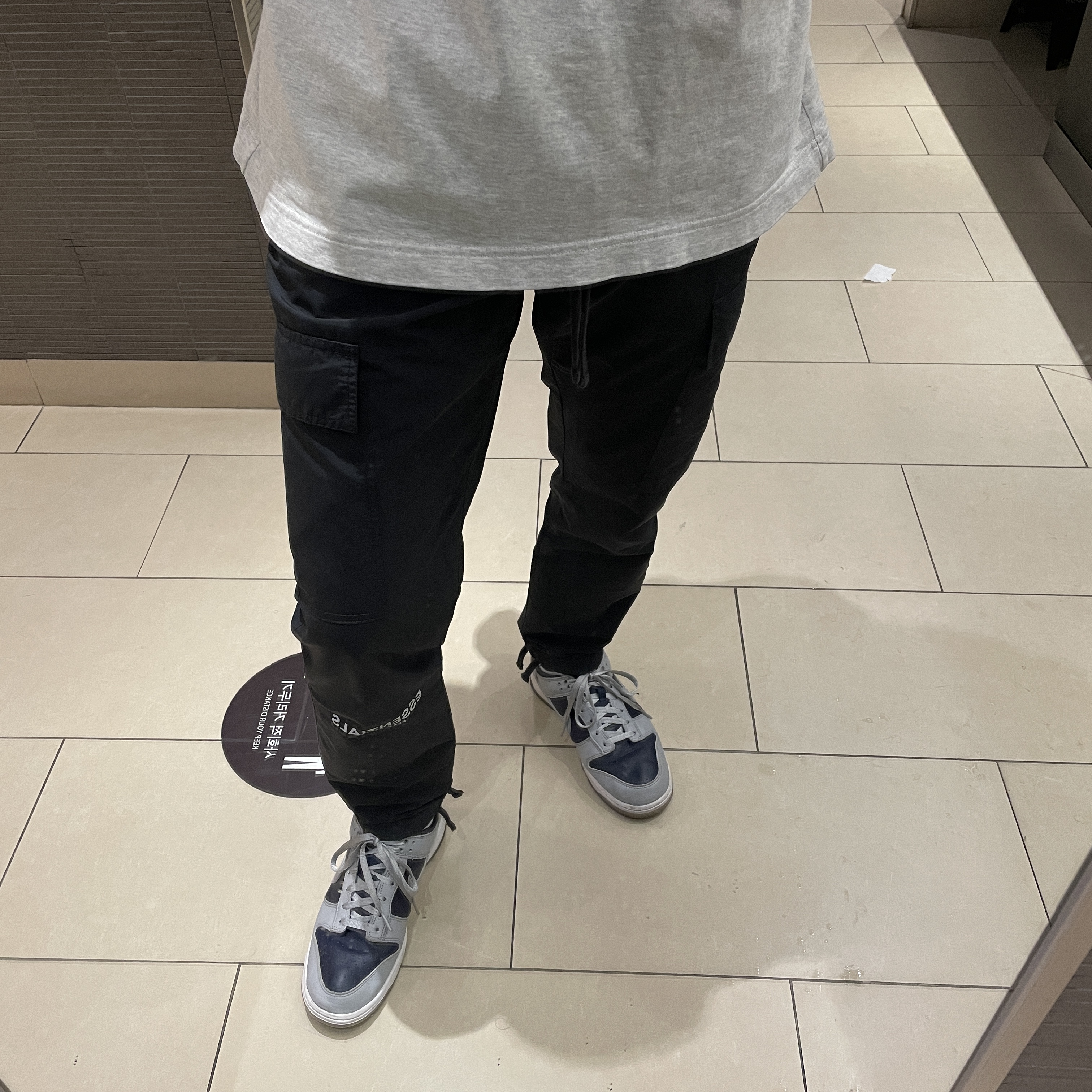(W) Nike Dunk Low SP College Navy 착용 스타일