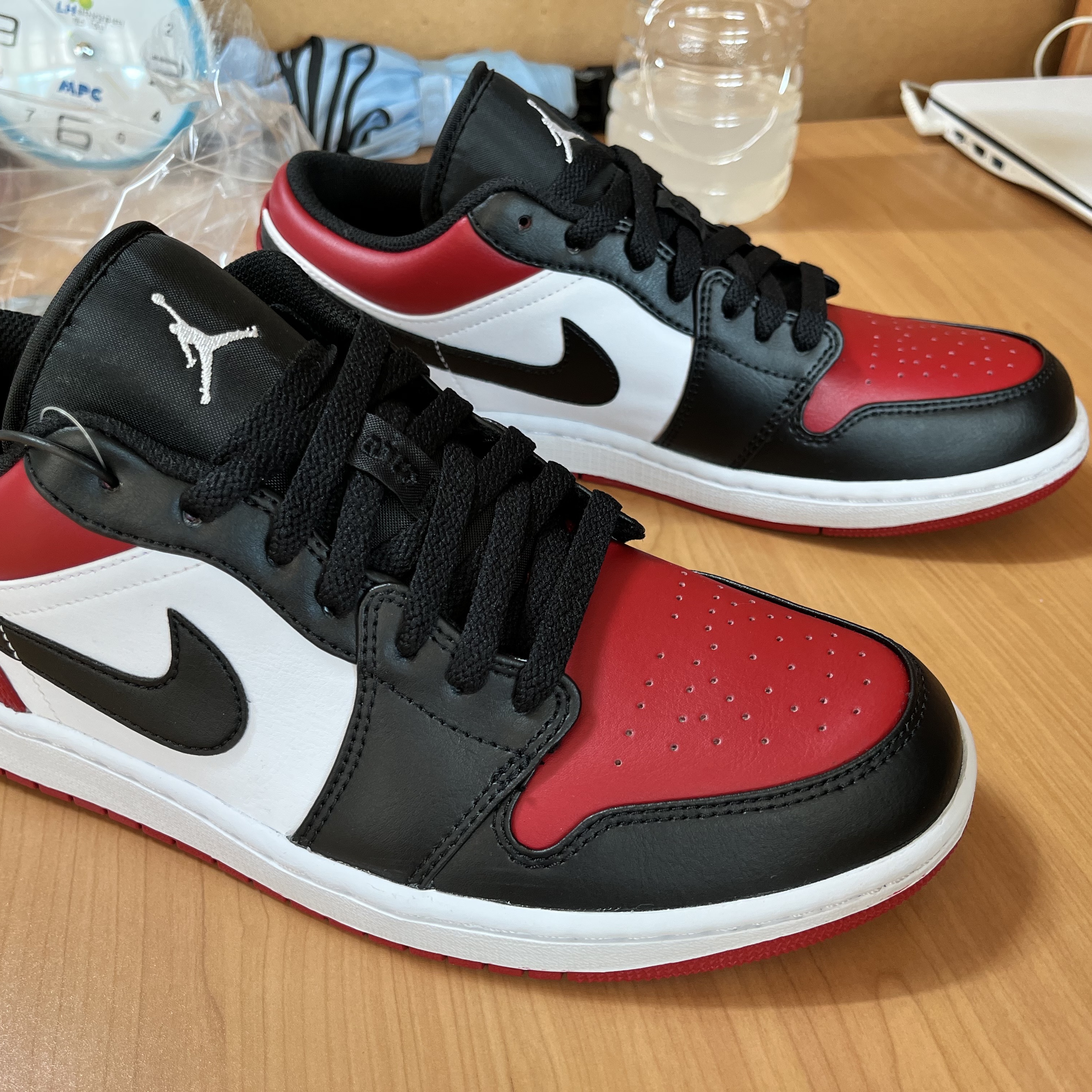 Jordan 1 Low Bred Toe 착용 스타일