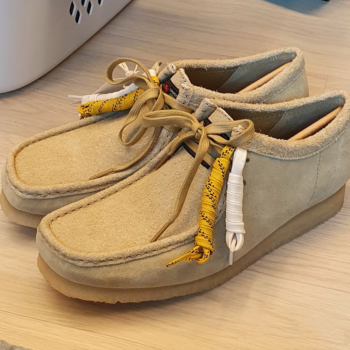 Clarks x Thisisneverthat Wallabee Maple 착용 스타일