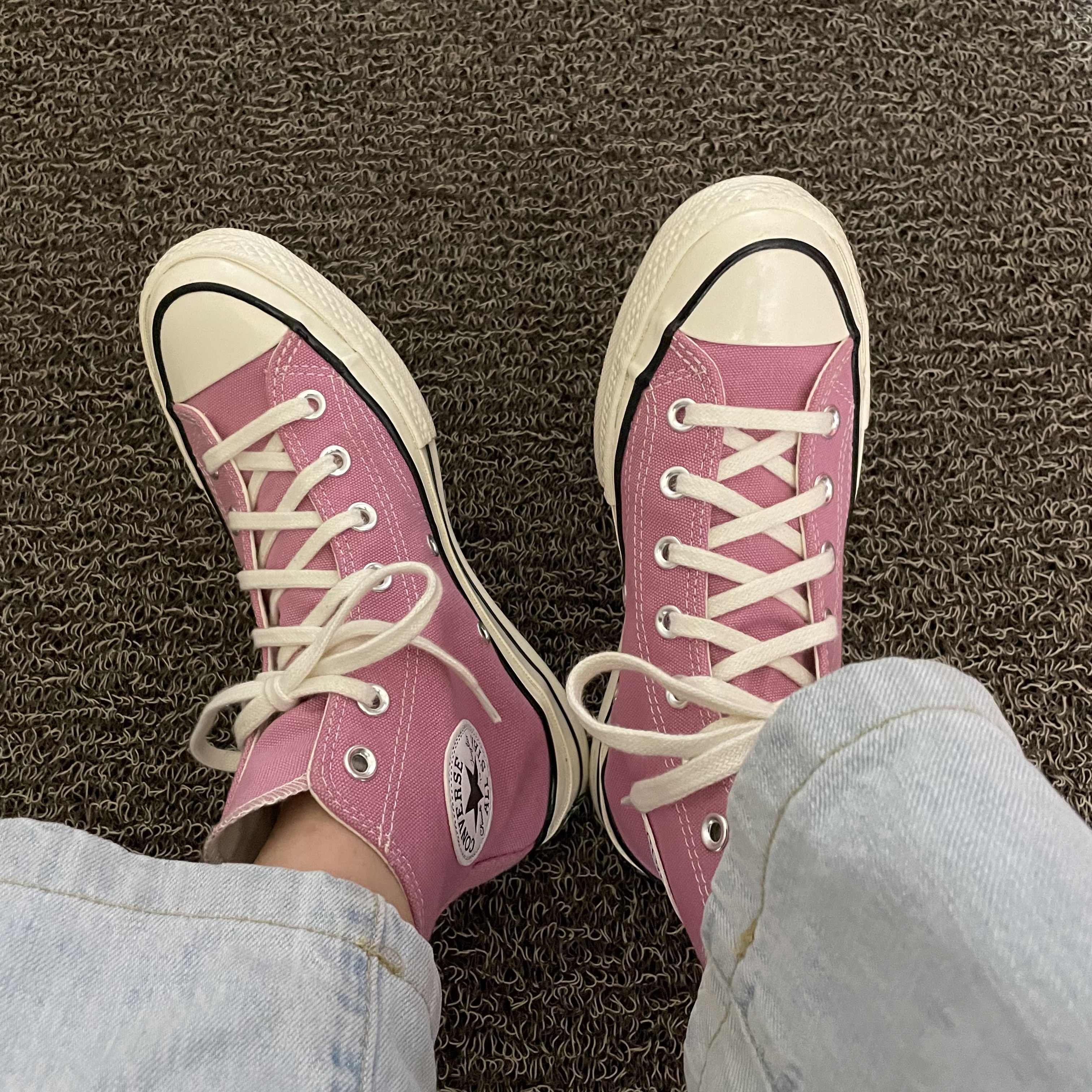Converse Chuck 70 High Magic Flamingo 착용 스타일