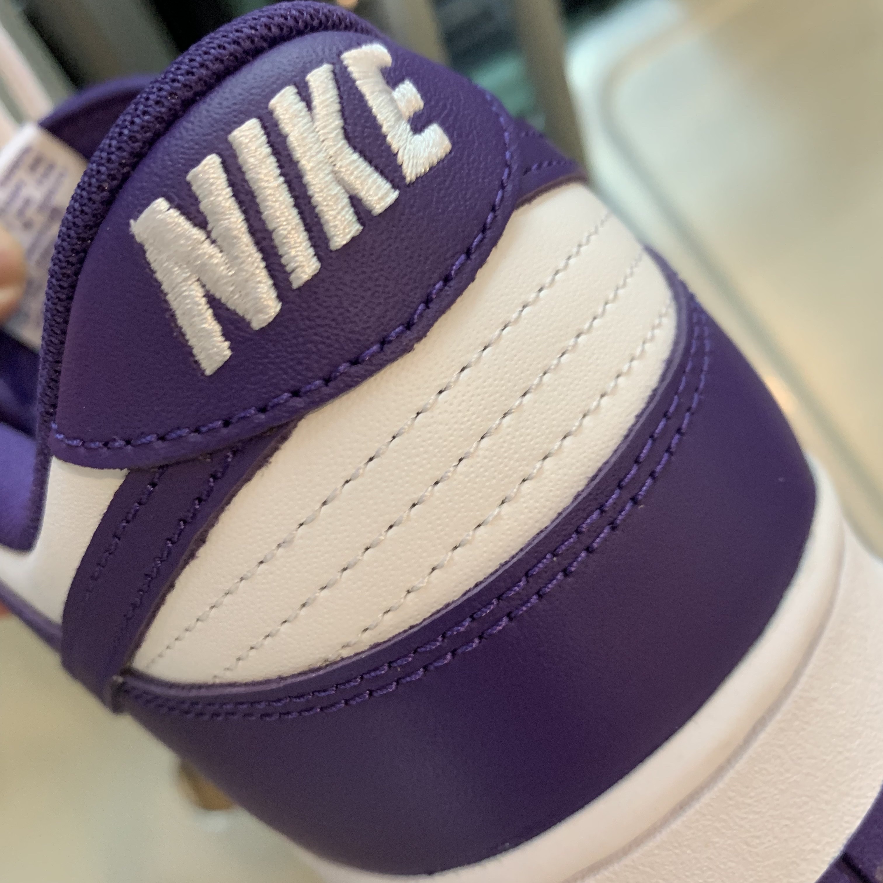 Nike Dunk Low Retro Championship Court Purple, Nike x Peaceminusone Kwondo1 White 착용 스타일 - 2