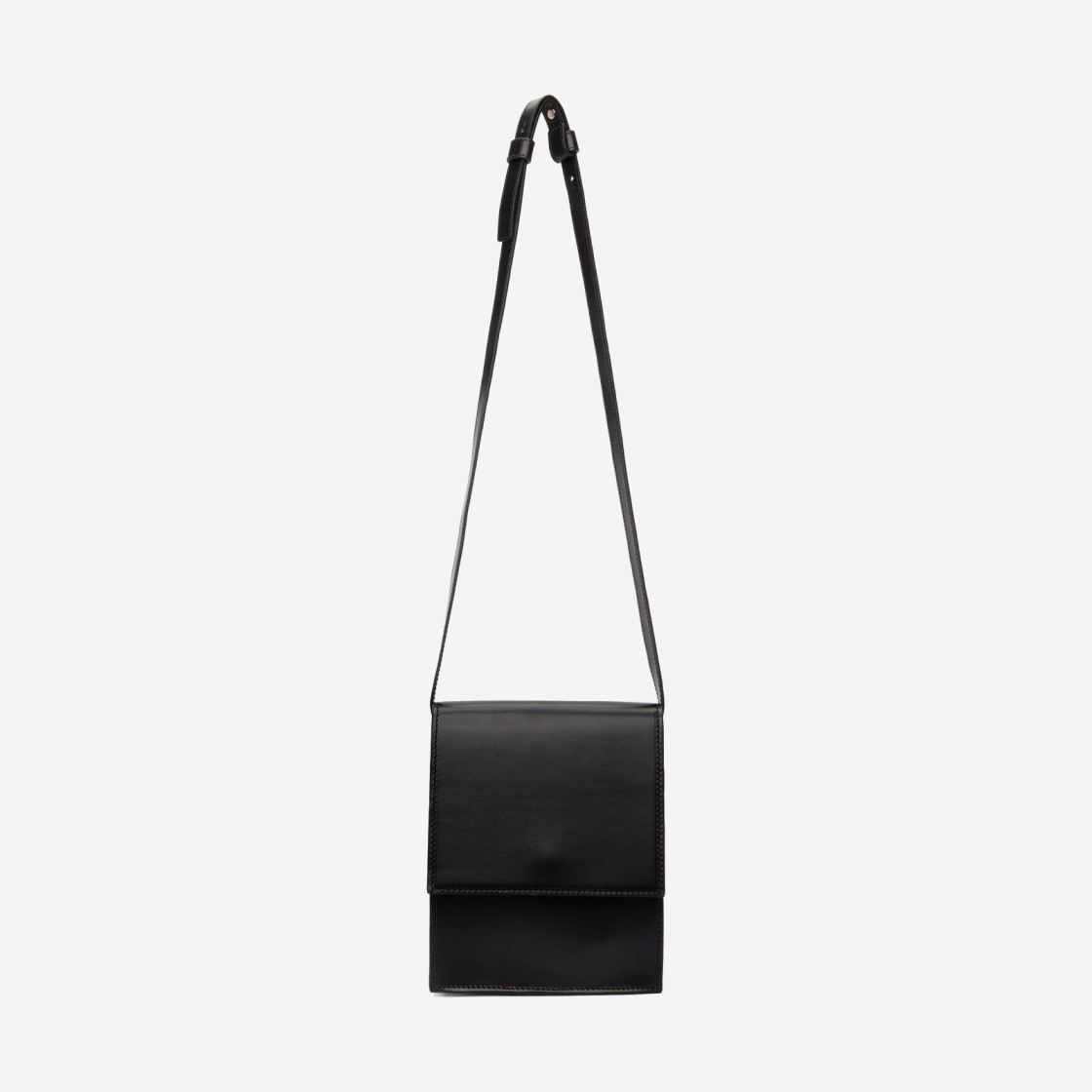 Lemaire Small Satchel Bag Vegetable-Tanned Leather Black 상세 이미지 3