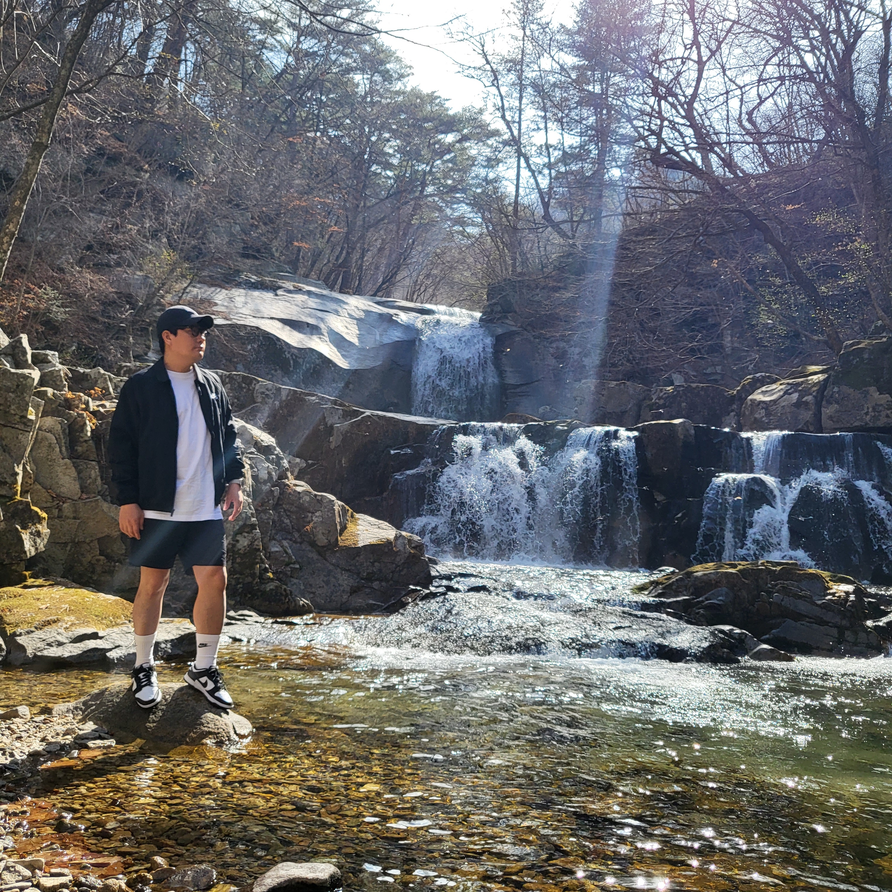 Nike Dunk Low Retro Black 착용 스타일