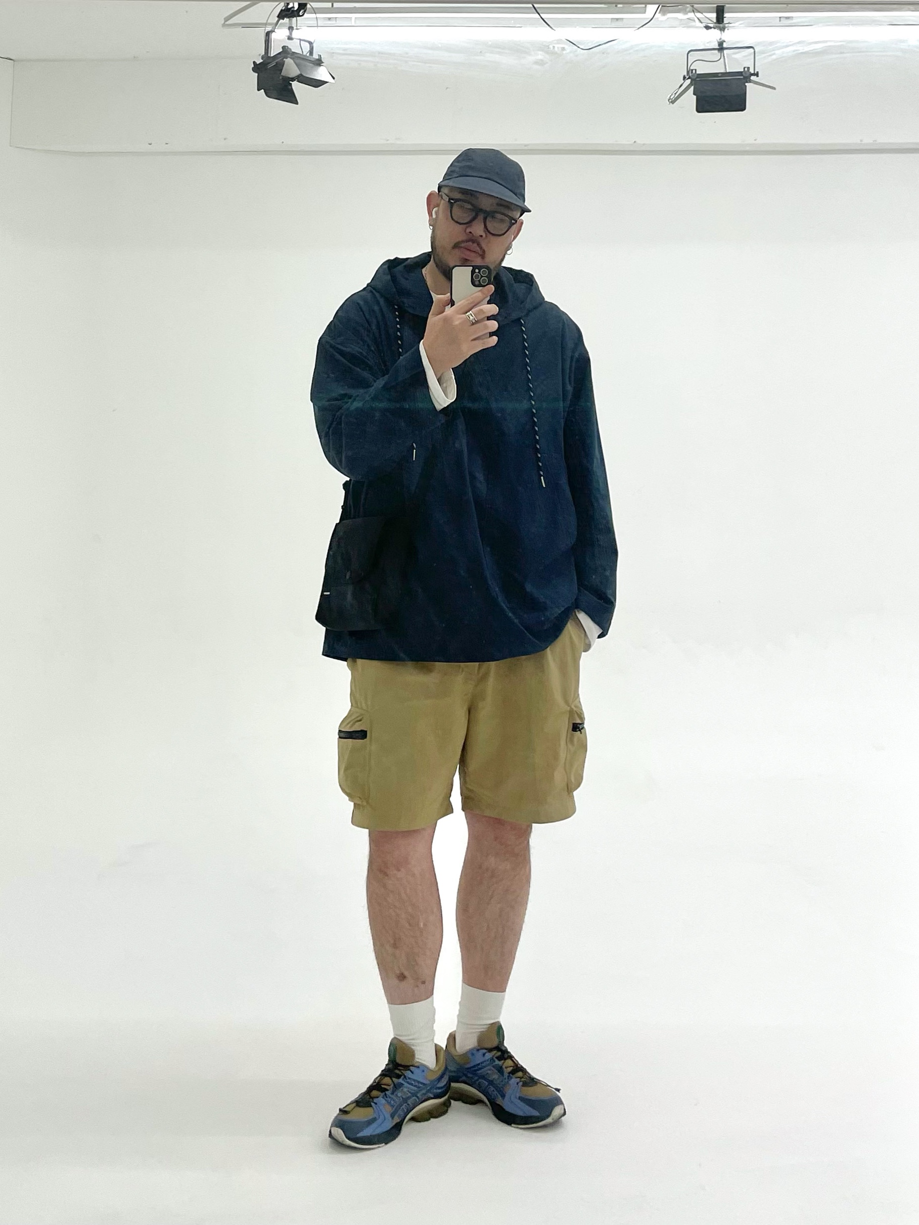 Asics x Affix Works Gel-Kinsei OG Gore-Tex Desert Grand Shark 착용 스타일