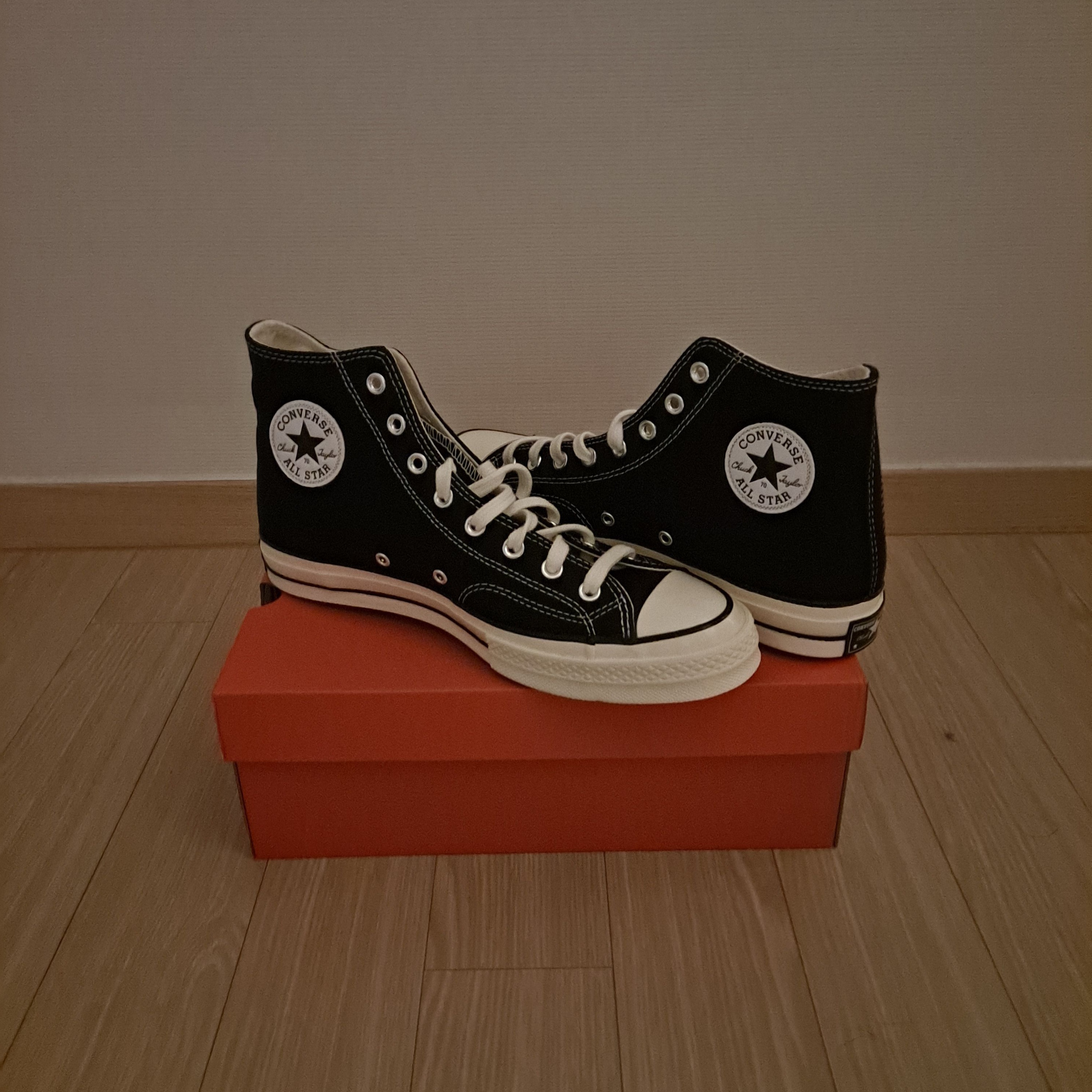 Converse Chuck 70 Hi Black 착용 스타일 - 2