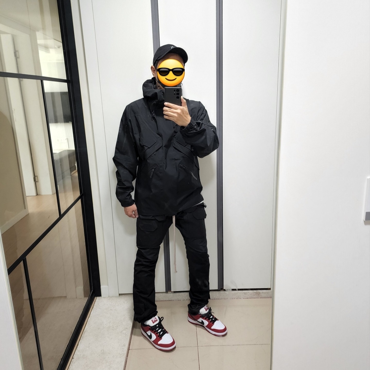 Nike x Drake Nocta NRG Tech Jacket - US/EU, Nike SB Dunk Low Pro Chicago 착용 스타일 - 3