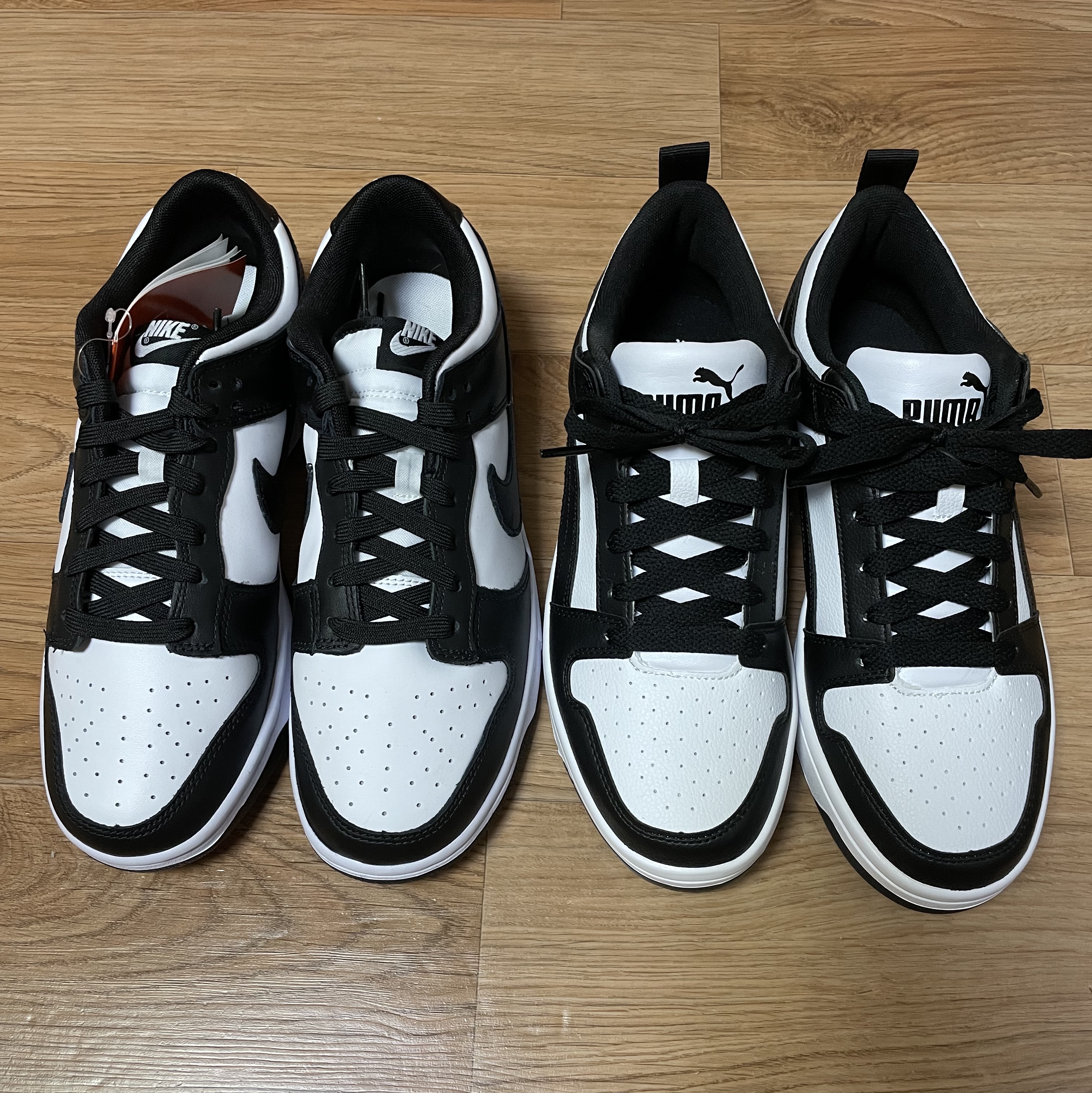 Nike Dunk Low Retro Black 착용 스타일 - 1