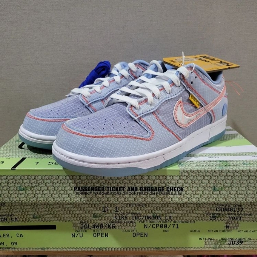 Nike x Union Dunk Low Passport Pack Argon 착용 스타일 - 2