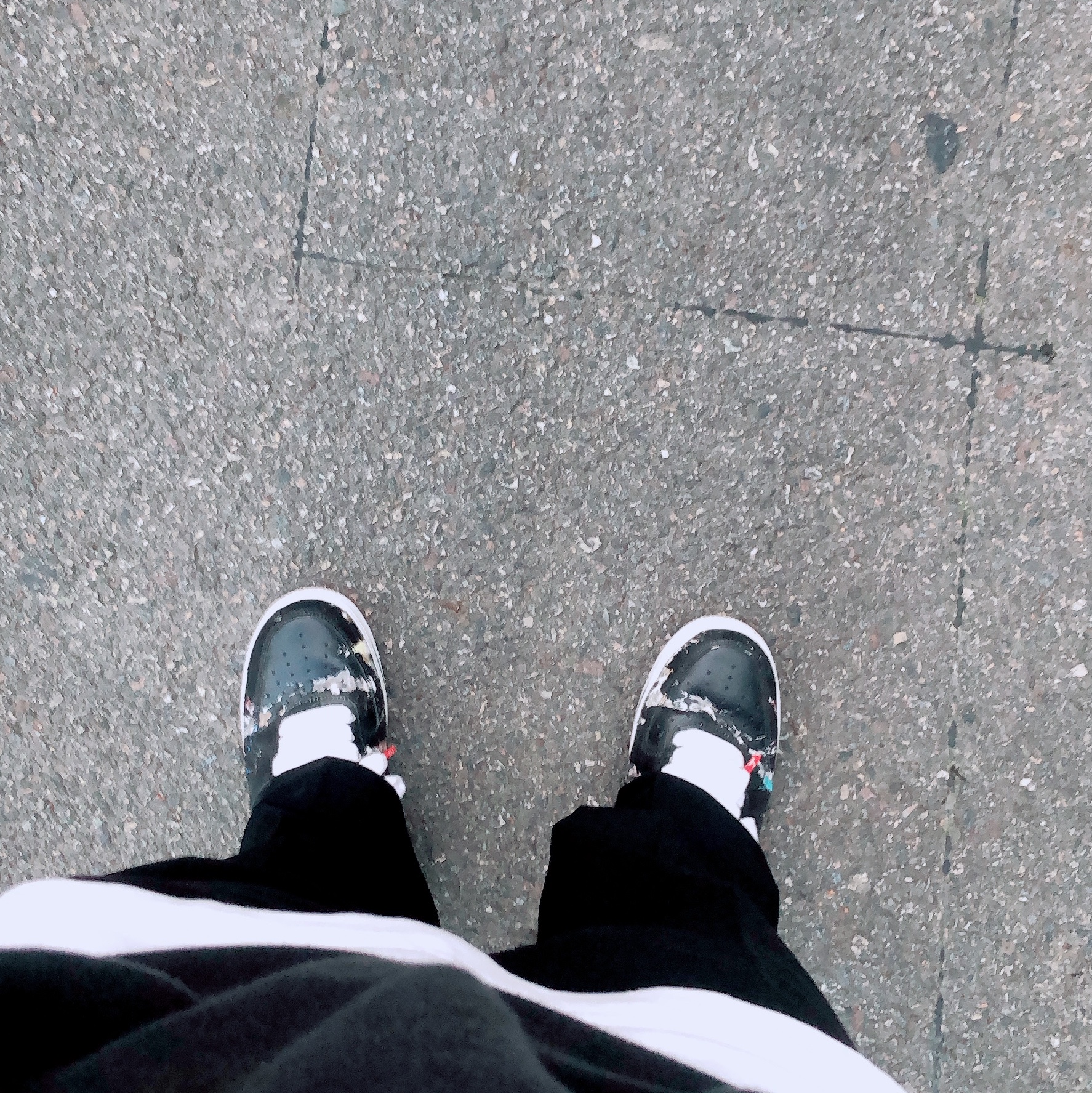 Nike x Peaceminusone Air Force 1 Low Para-Noise 착용 스타일