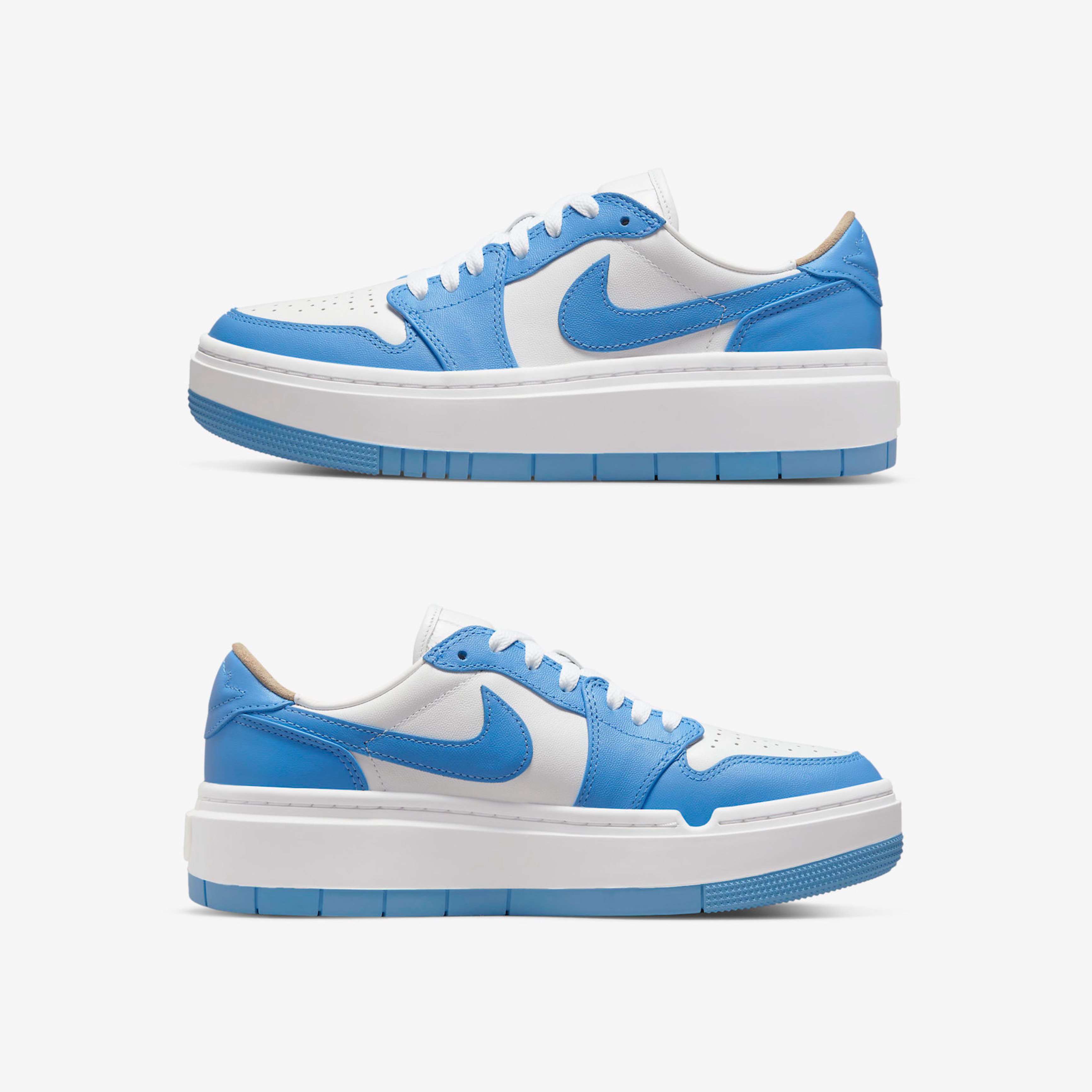 (W) Jordan 1 Elevate Low SE University Blue 착용 스타일 - 3