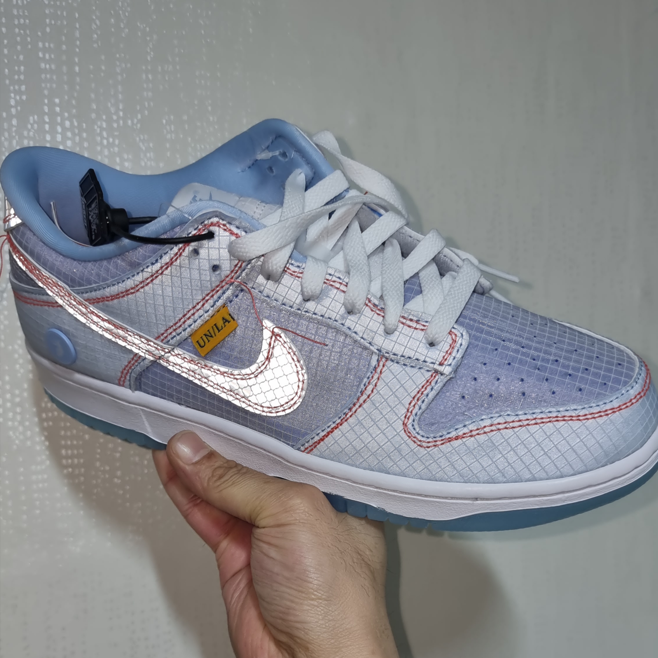 Nike x Union Dunk Low Passport Pack Argon 착용 스타일 - 1
