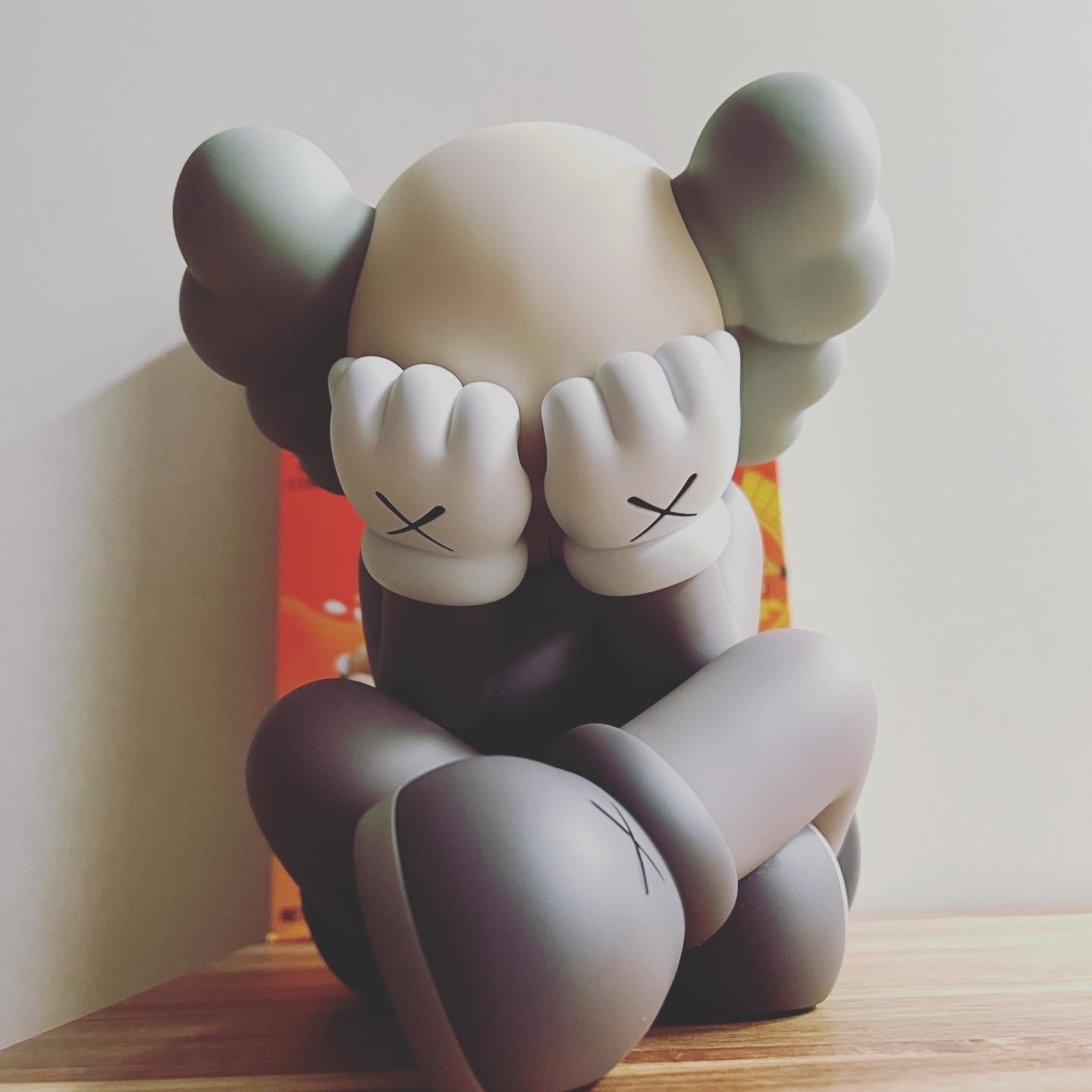 Kaws Separated Vinyl Figure Brown 착용 스타일 - 1