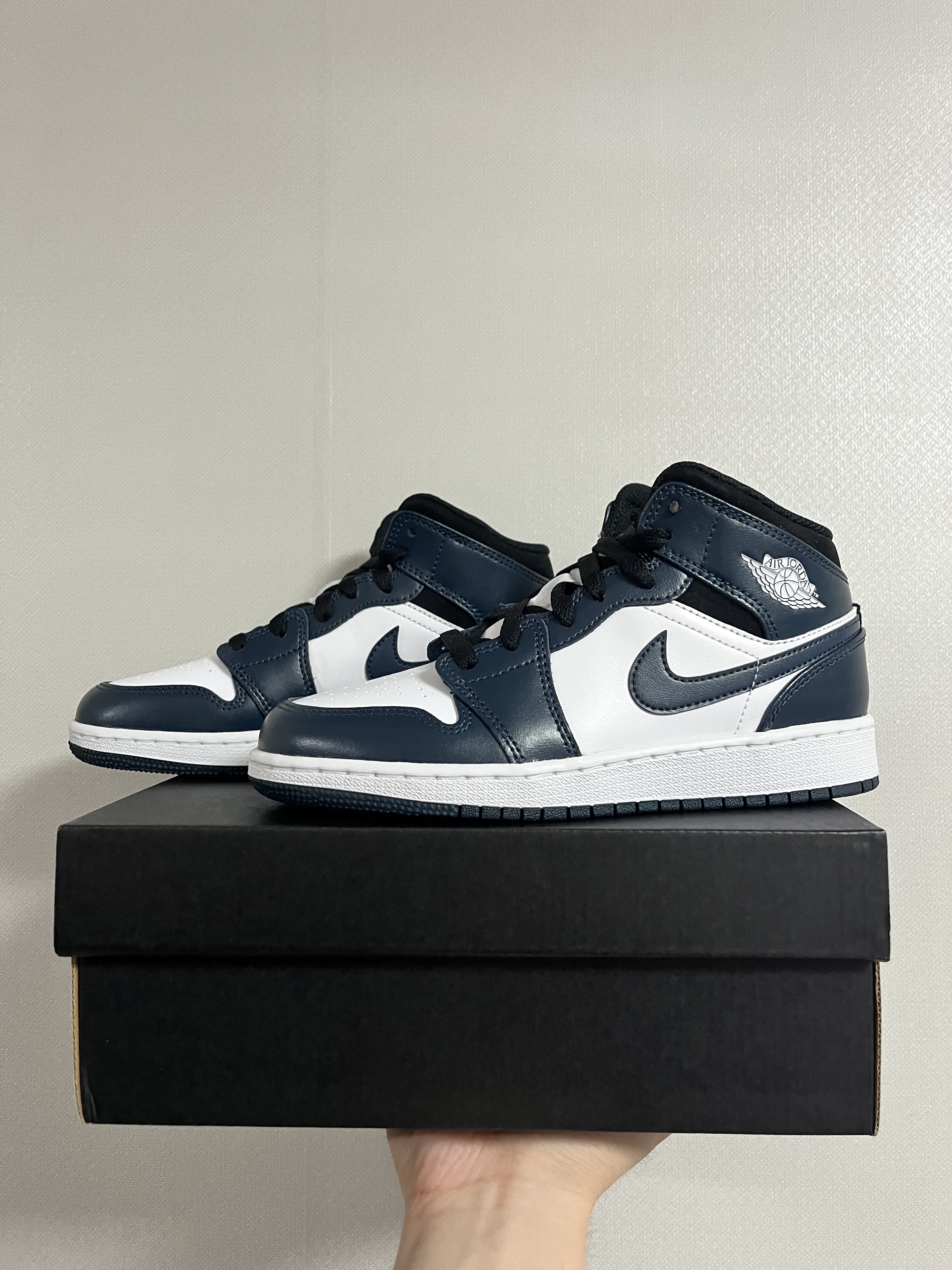 (GS) Jordan 1 Mid Dark Teal 착용 스타일