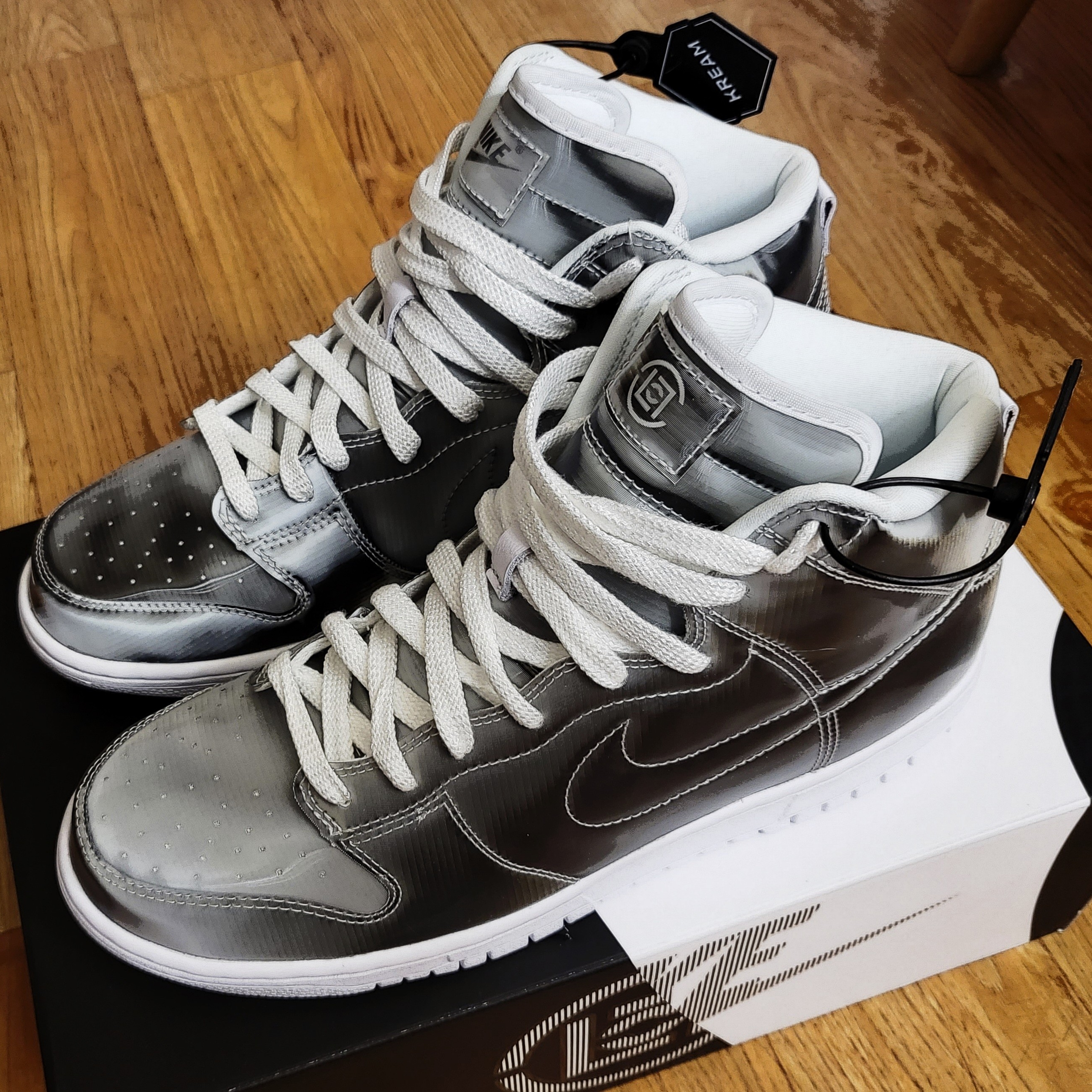 Nike x Clot Dunk High Flux 착용 스타일 - 2