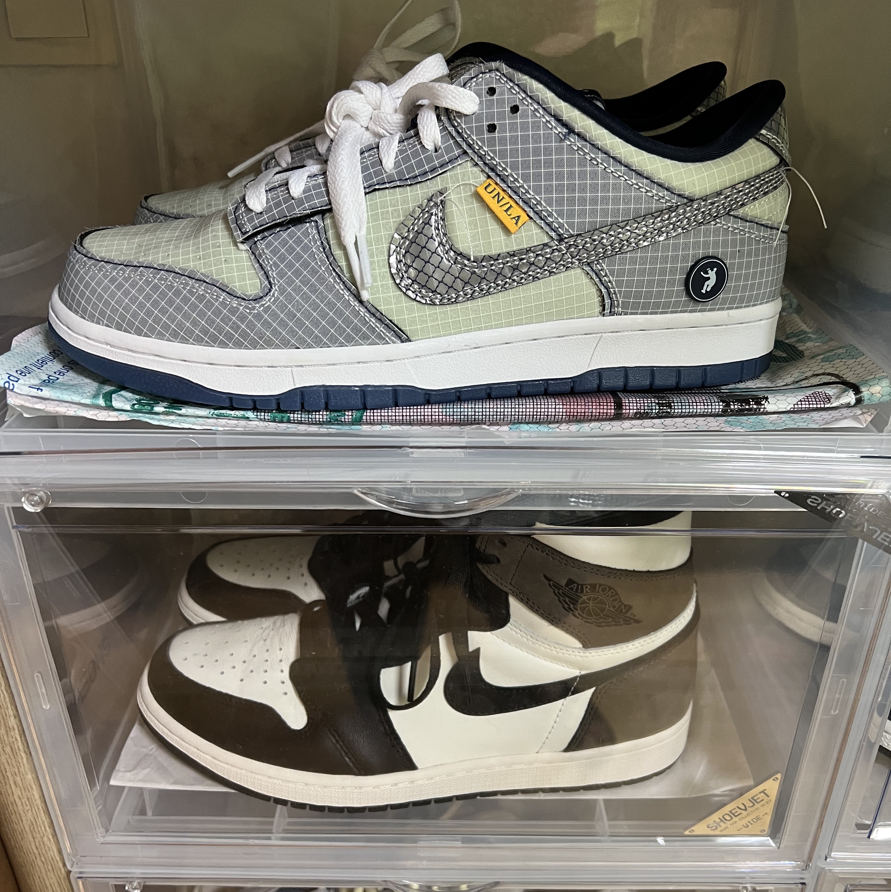 Nike x Union Dunk Low Passport Pack Pistachio 착용 스타일
