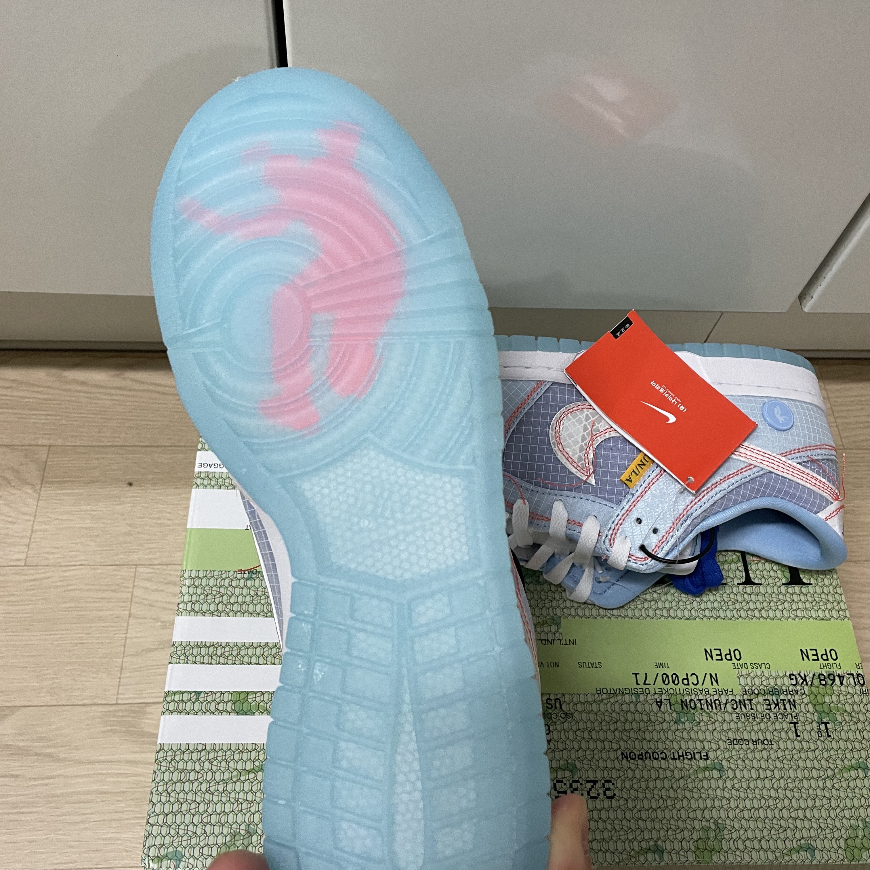 Nike x Union Dunk Low Passport Pack Argon 착용 스타일 - 3