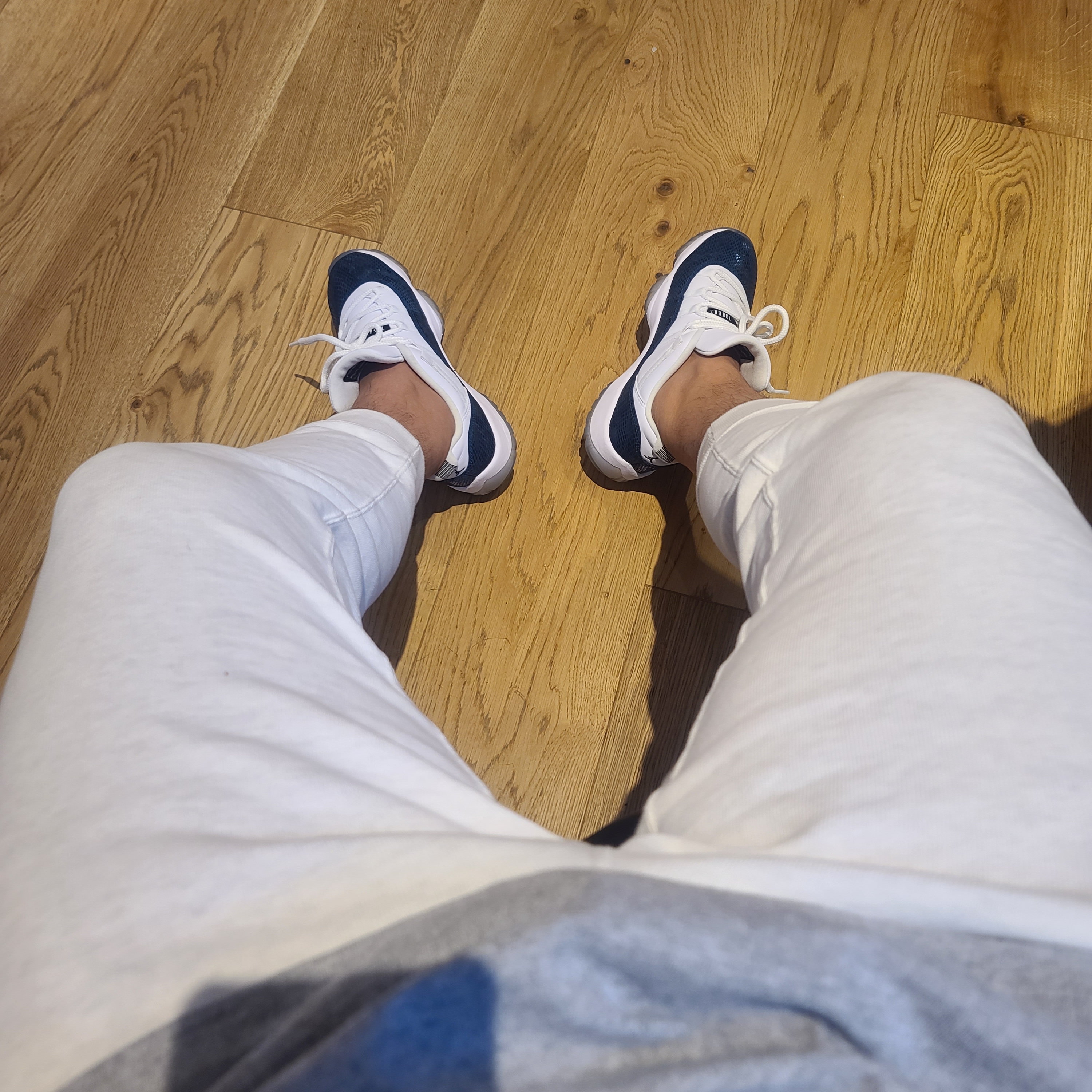 Jordan 11 Retro Low Navy Snakeskin 2019 착용 스타일 - 5