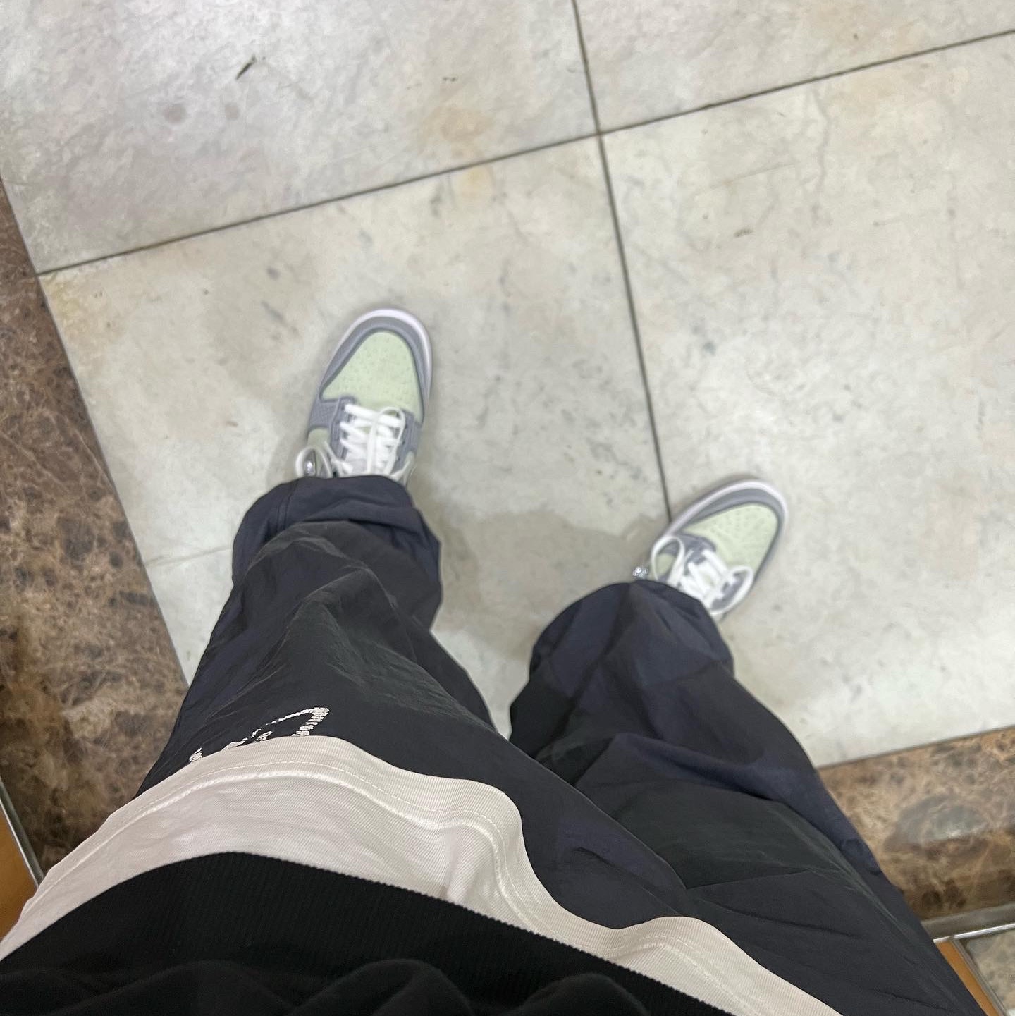 Nike x Union Dunk Low Passport Pack Pistachio 착용 스타일 - 1