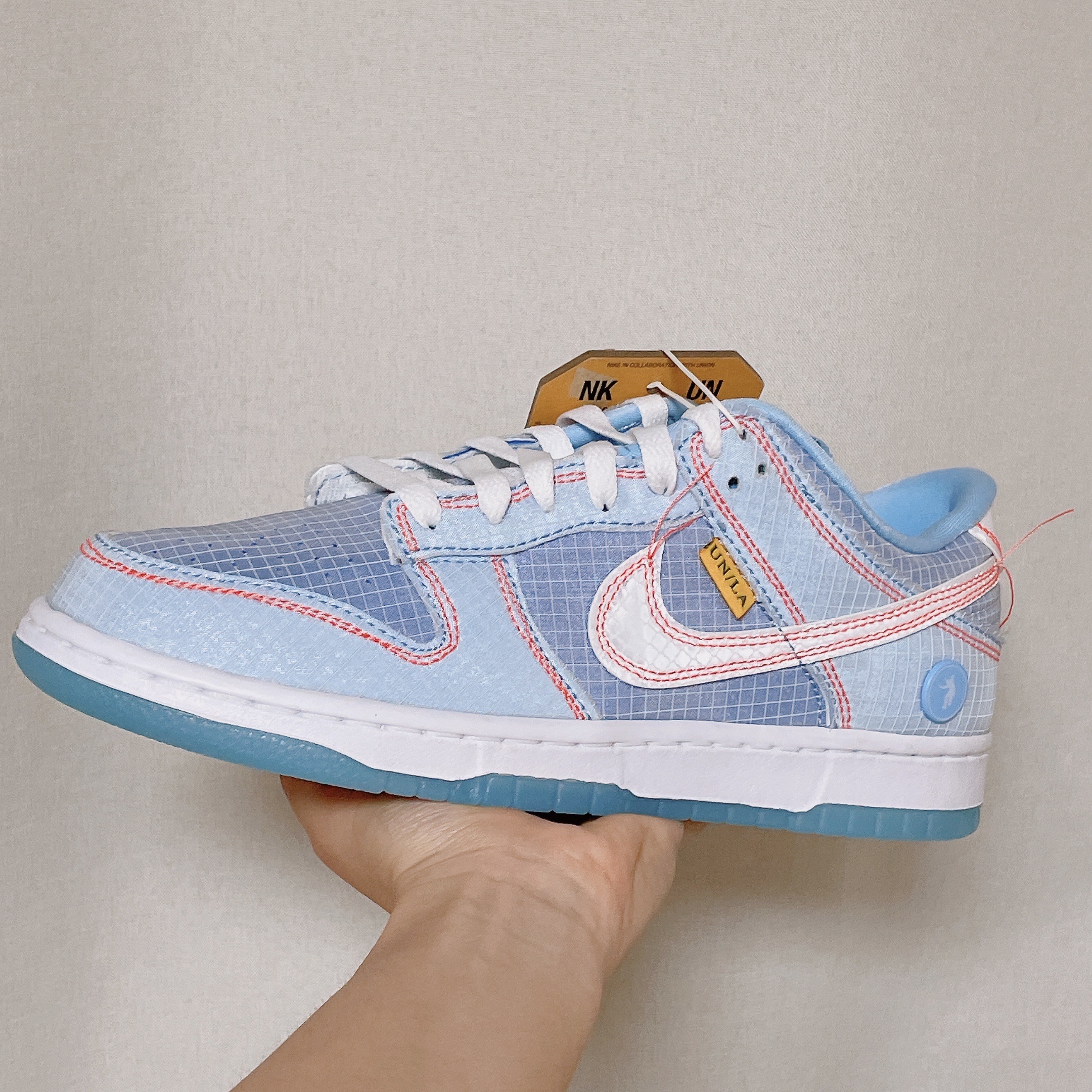 Nike x Union Dunk Low Passport Pack Argon 착용 스타일 - 3