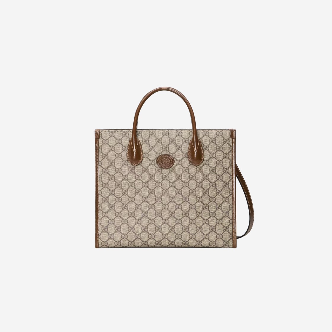 Gucci GG Small Tote Bag Beige Ebony 상세 이미지 1