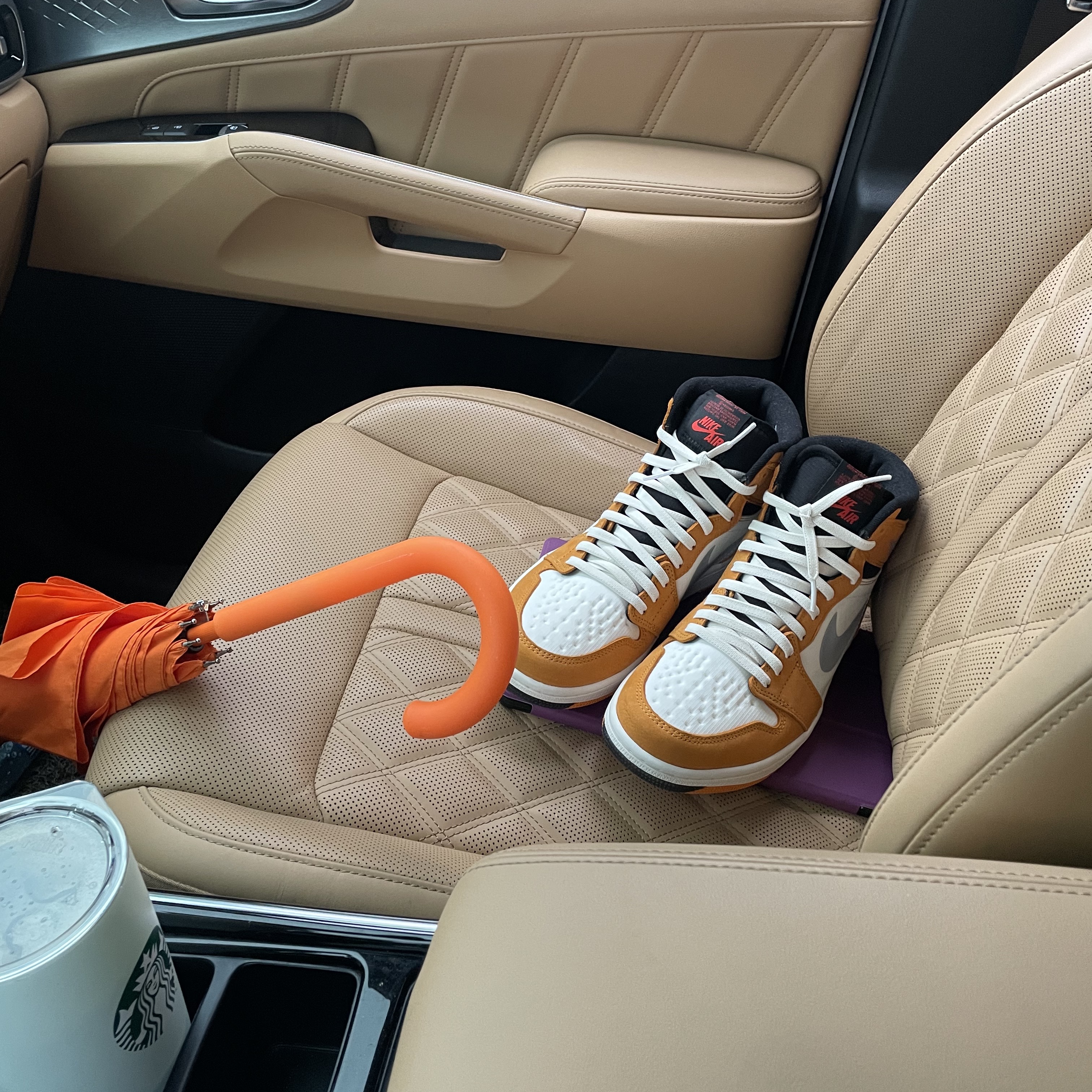 Jordan 1 Element Gore-Tex Light Curry 착용 스타일