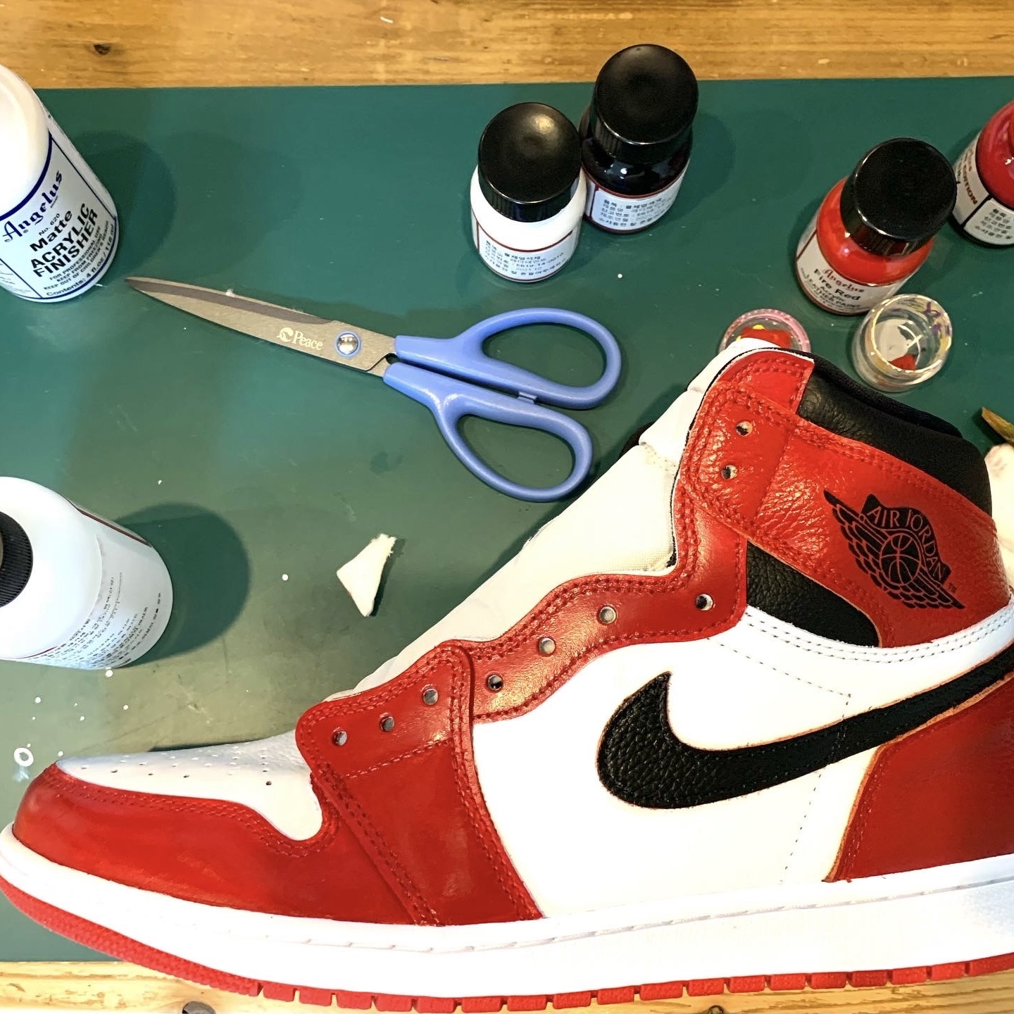 Jordan 1 Retro High OG Heritage, Jordan 1 Retro High OG Chicago 2015 착용 스타일 - 1
