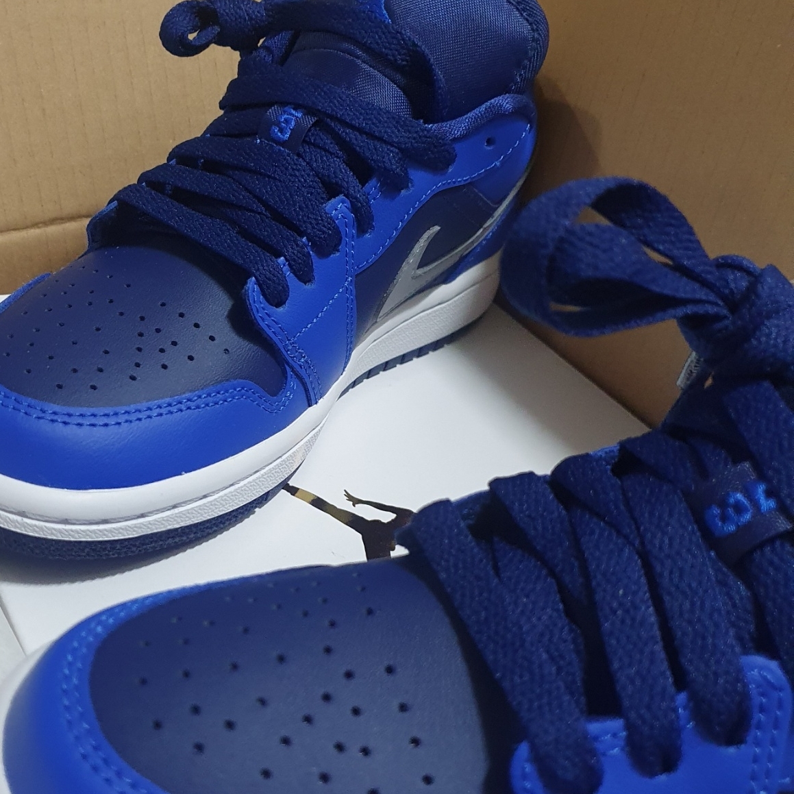 (W) Jordan 1 Low Game Royal 착용 스타일 - 1