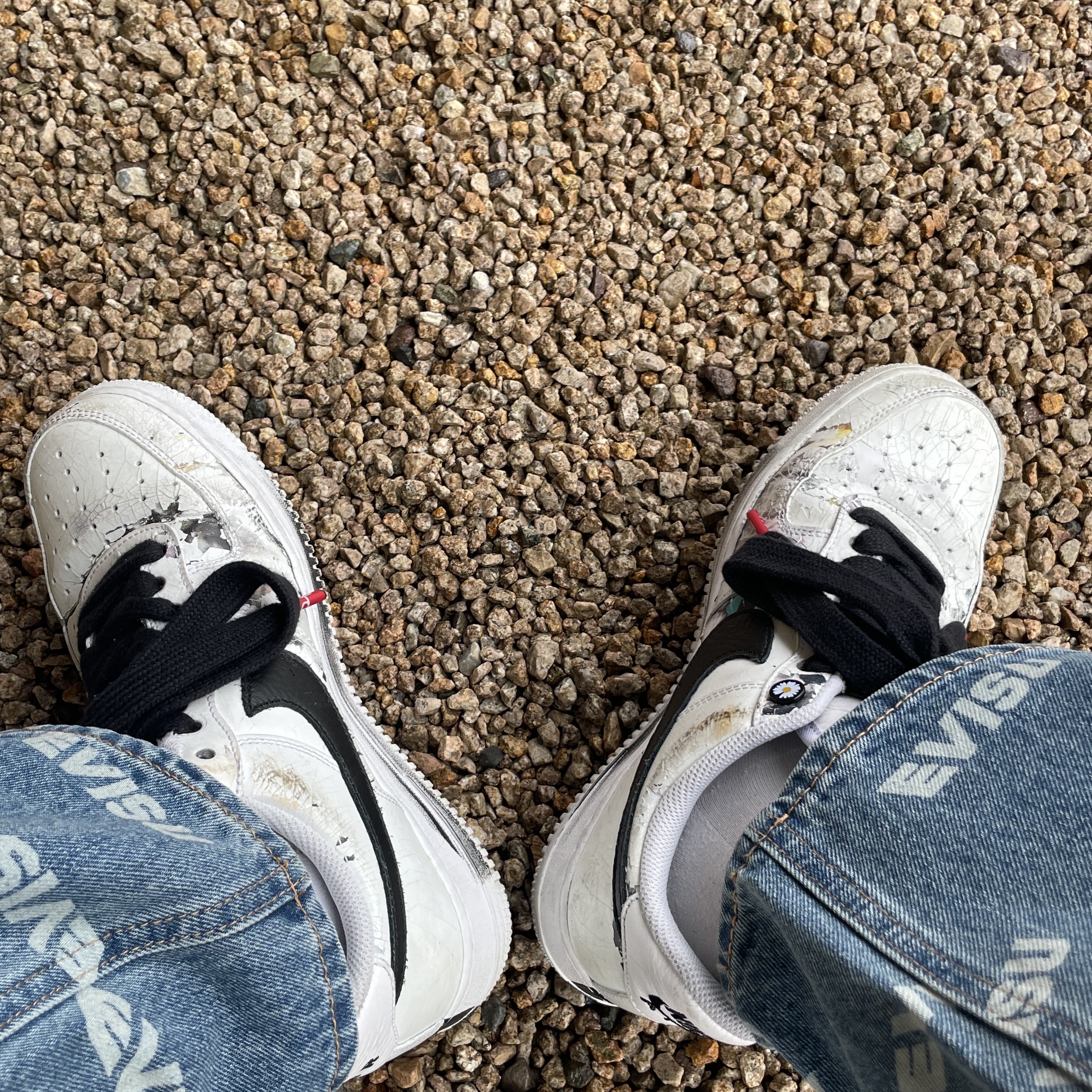 Nike x Peaceminusone Air Force 1 Low Para-Noise 2.0 착용 스타일