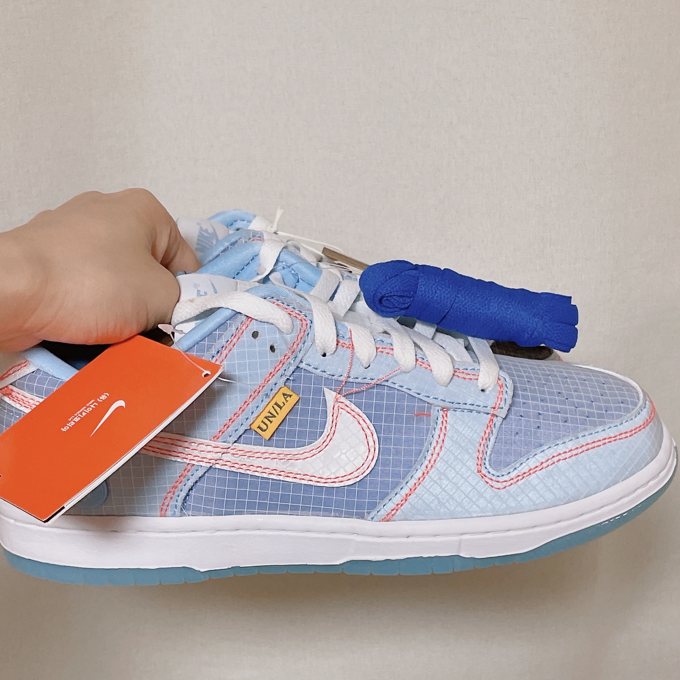 Nike x Union Dunk Low Passport Pack Argon 착용 스타일 - 2