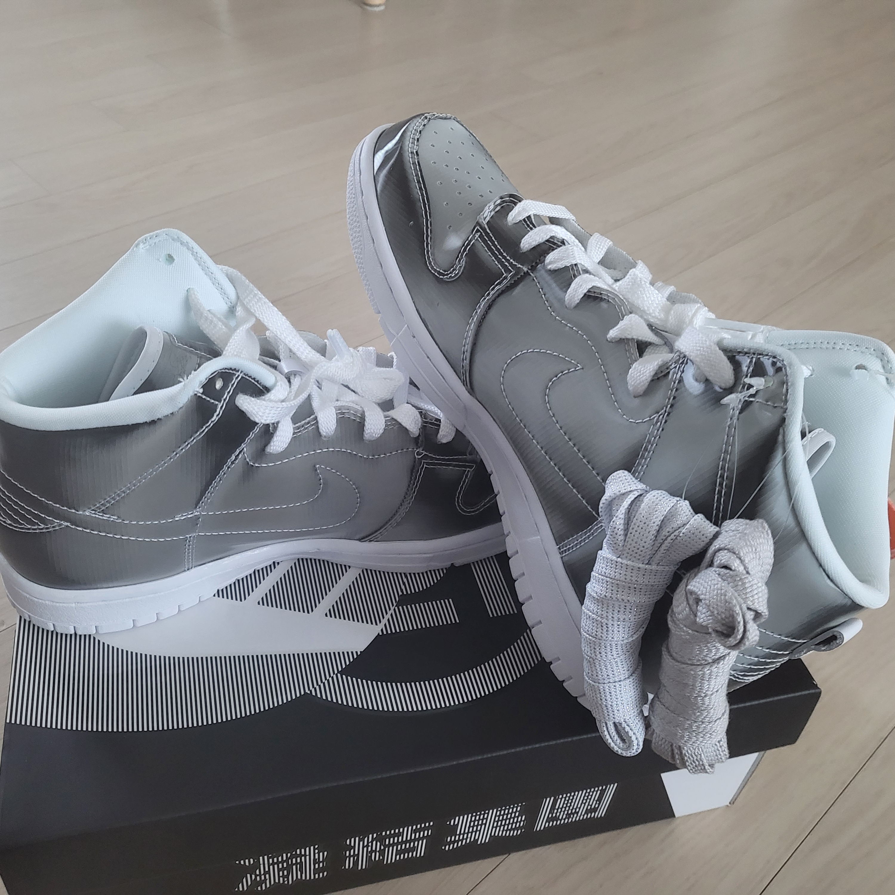 Nike x Clot Dunk High Flux 착용 스타일