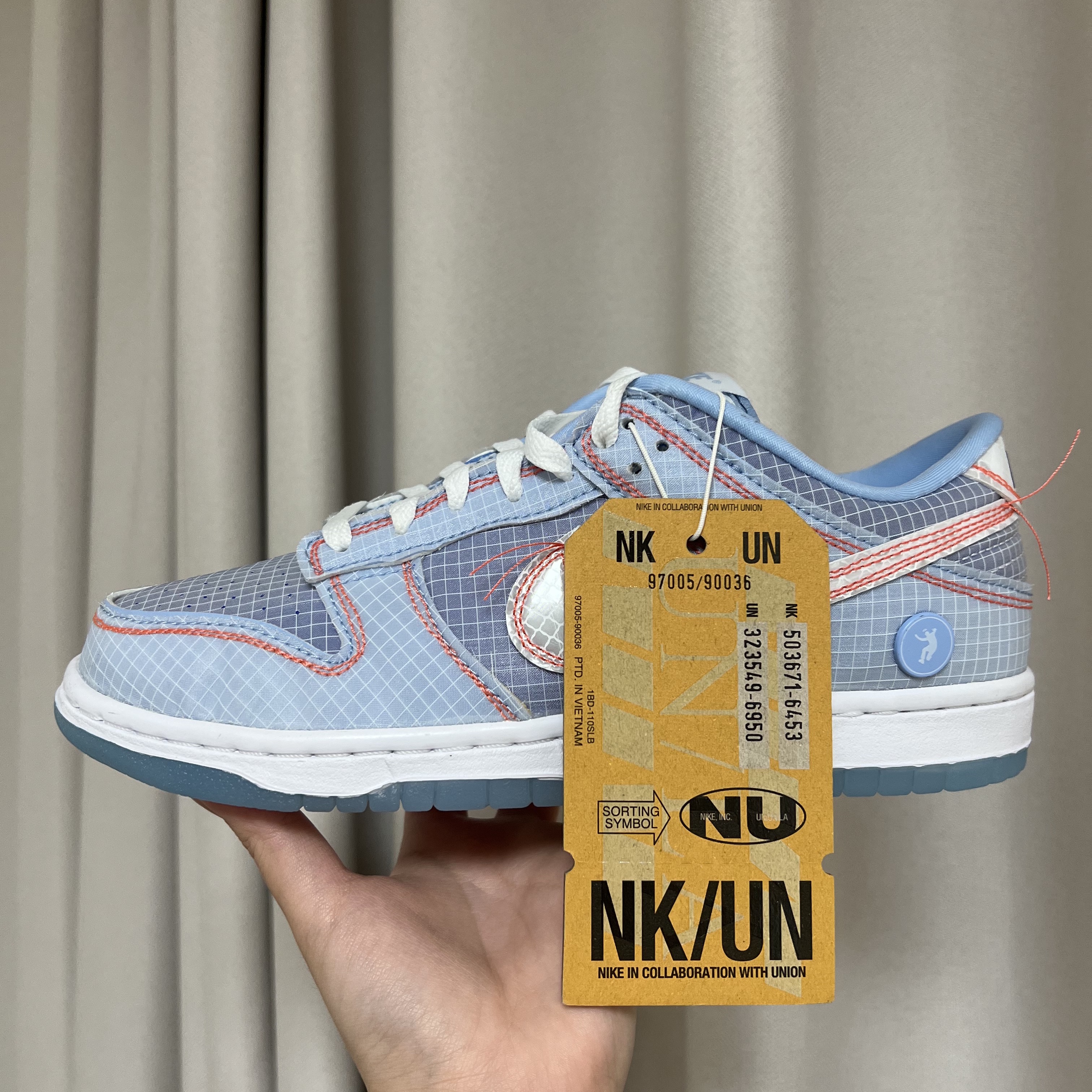 Nike x Union Dunk Low Passport Pack Argon 착용 스타일