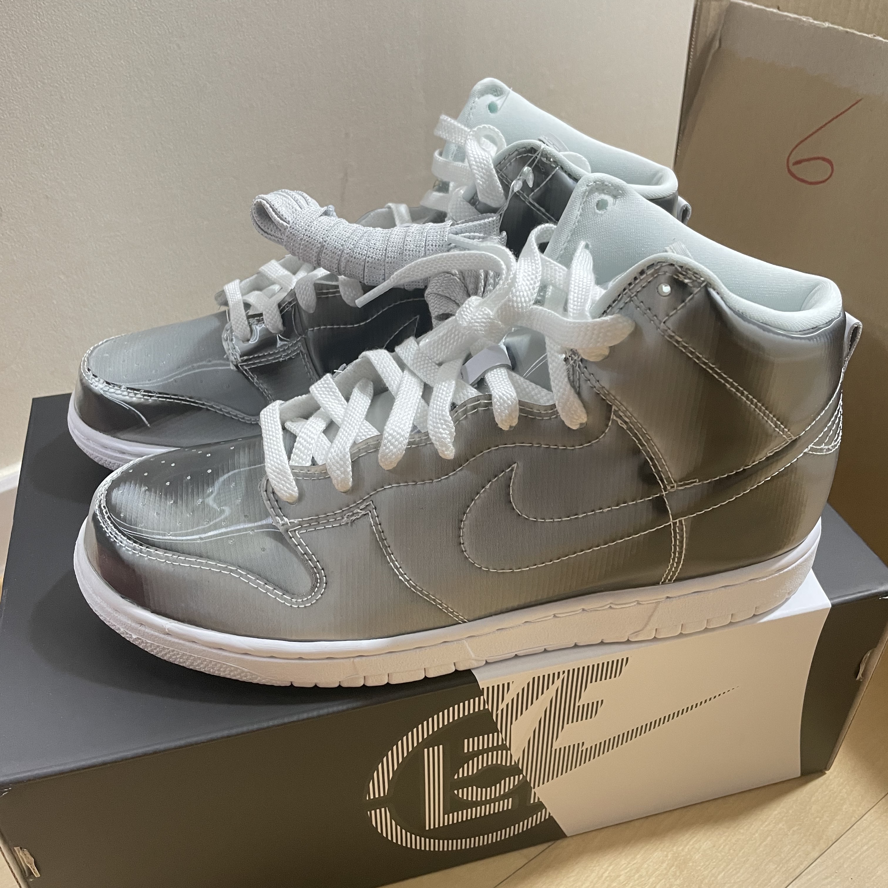 Nike x Clot Dunk High Flux 착용 스타일