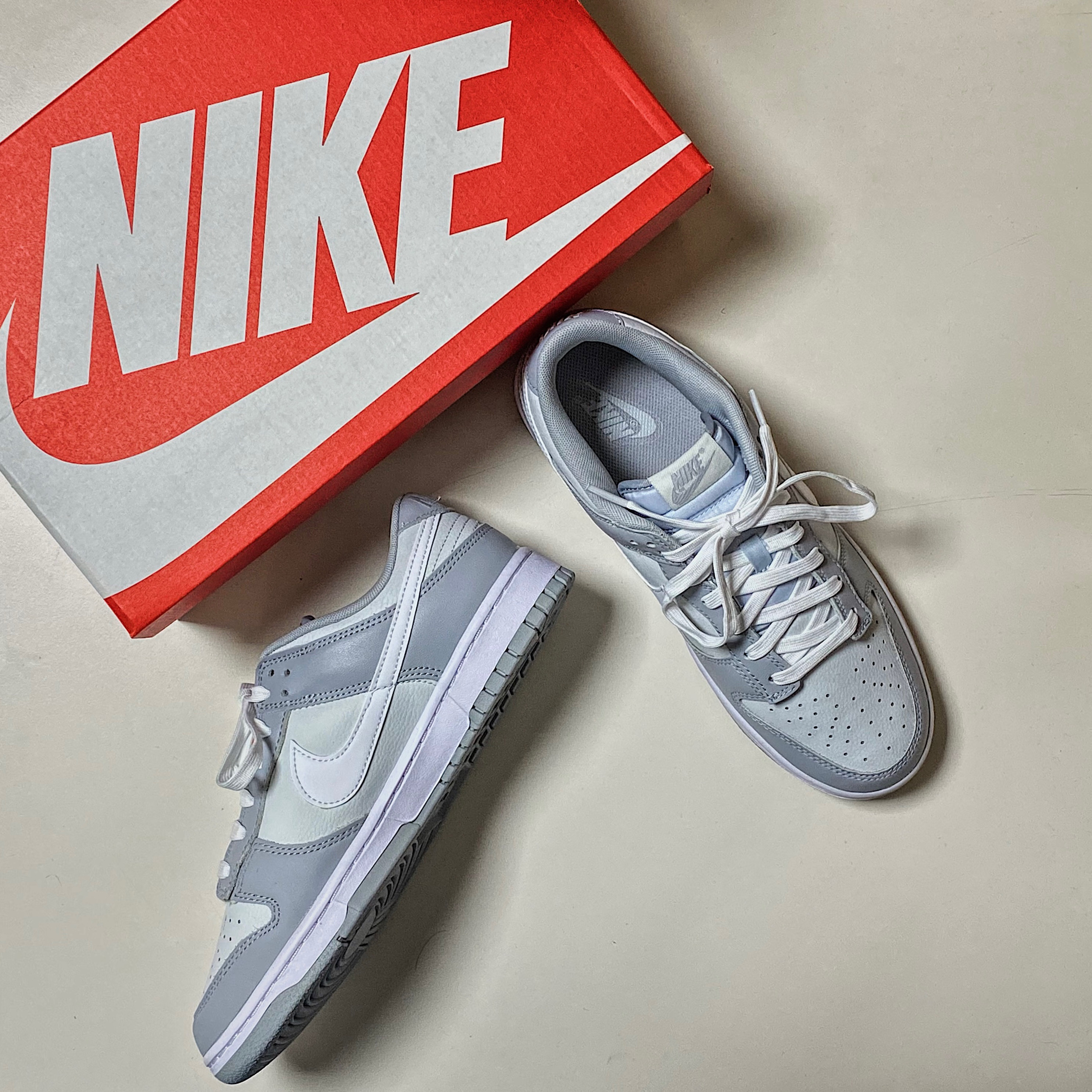Nike Dunk Low Retro Wolf Grey 착용 스타일