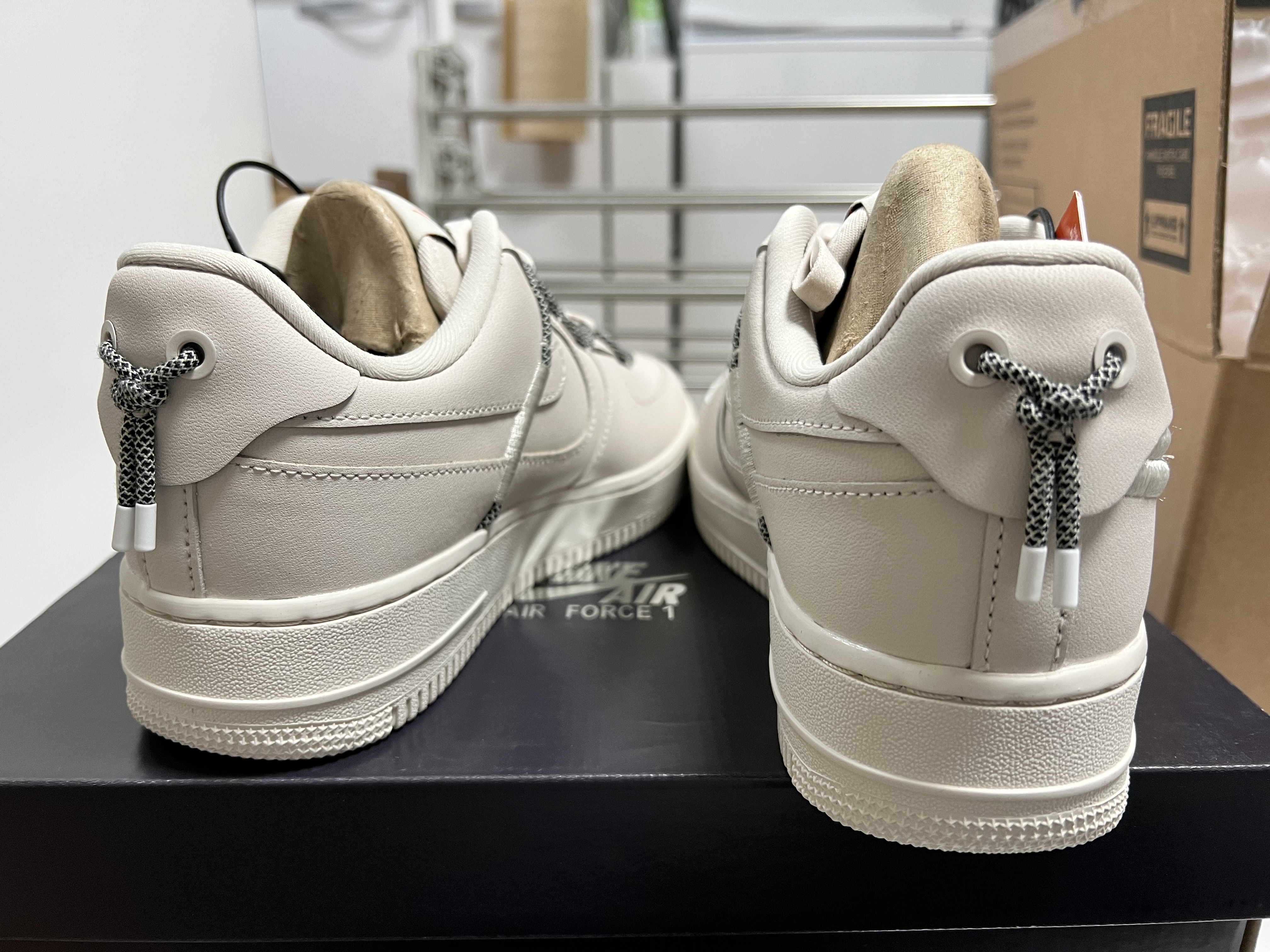 (W) Nike Air Force 1 '07 LX Light Orewood Brown 착용 스타일 - 2