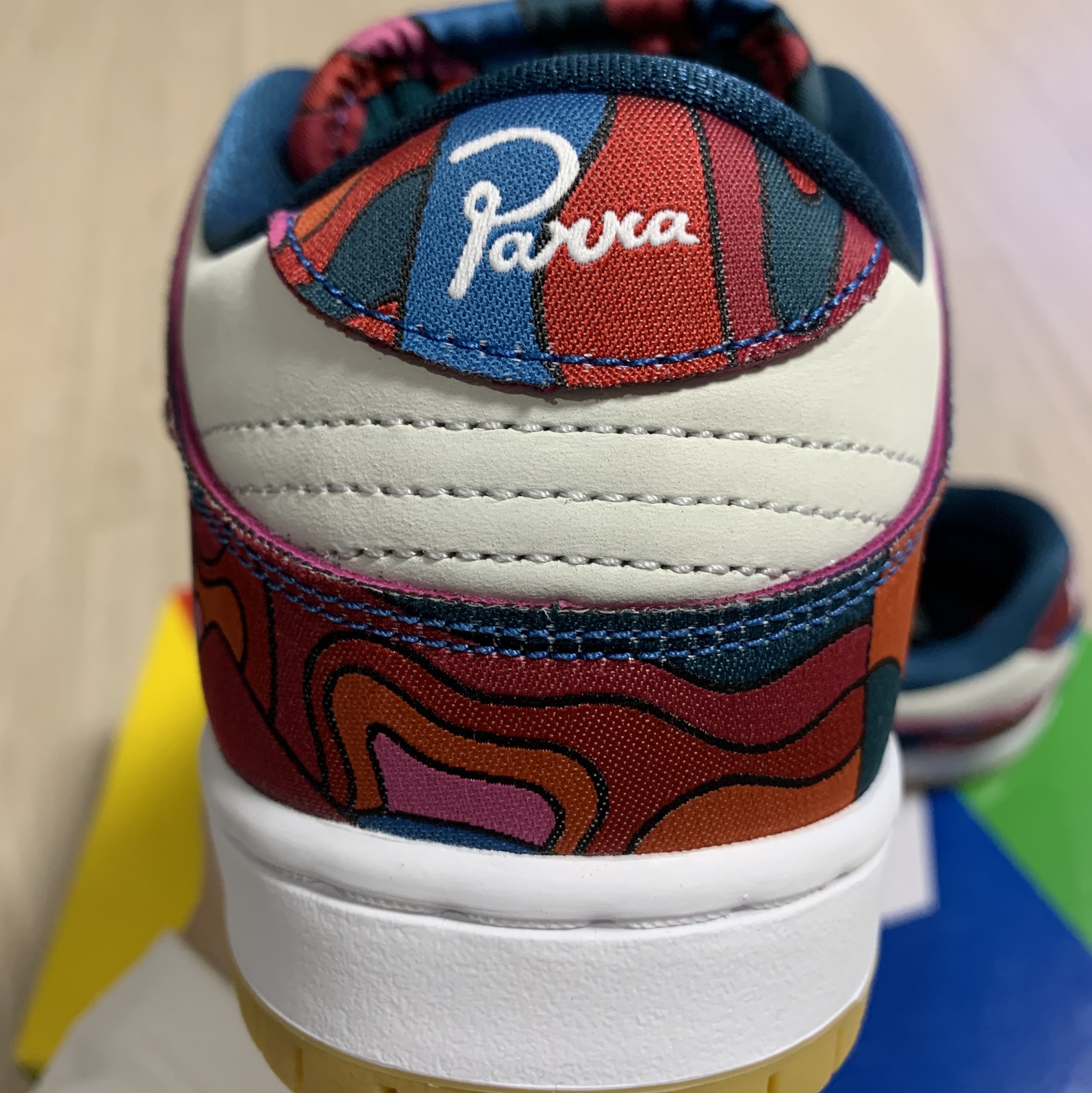 Nike x Parra SB Dunk Low Pro Abstract Art 착용 스타일 - 3