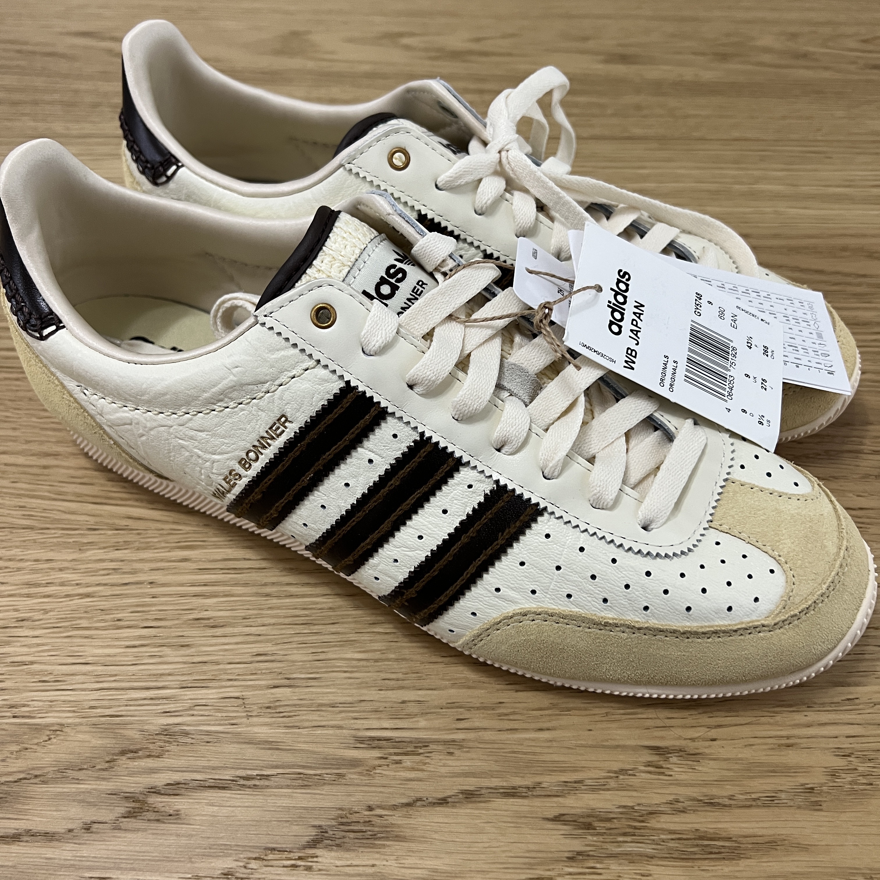 Adidas x Wales Bonner Japan Shoes Cream White 착용 스타일 - 2